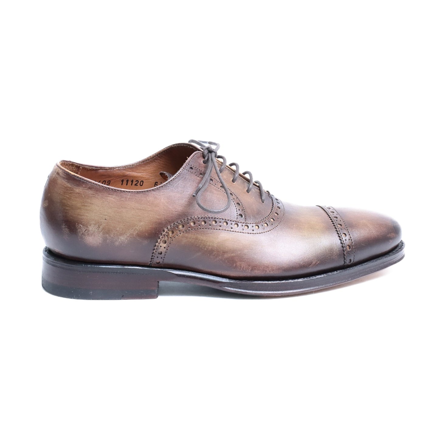 98409 / Vegano Crust / COFFEE / Leather / UK6.5(25.5cm)