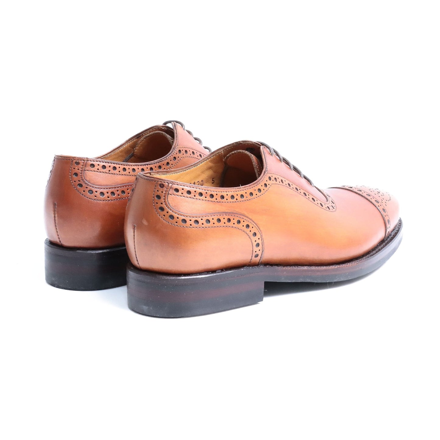 98441 / VEGANO CRUST / MARRONE / LEATHER SOLE / UK5.0(24.0cm)