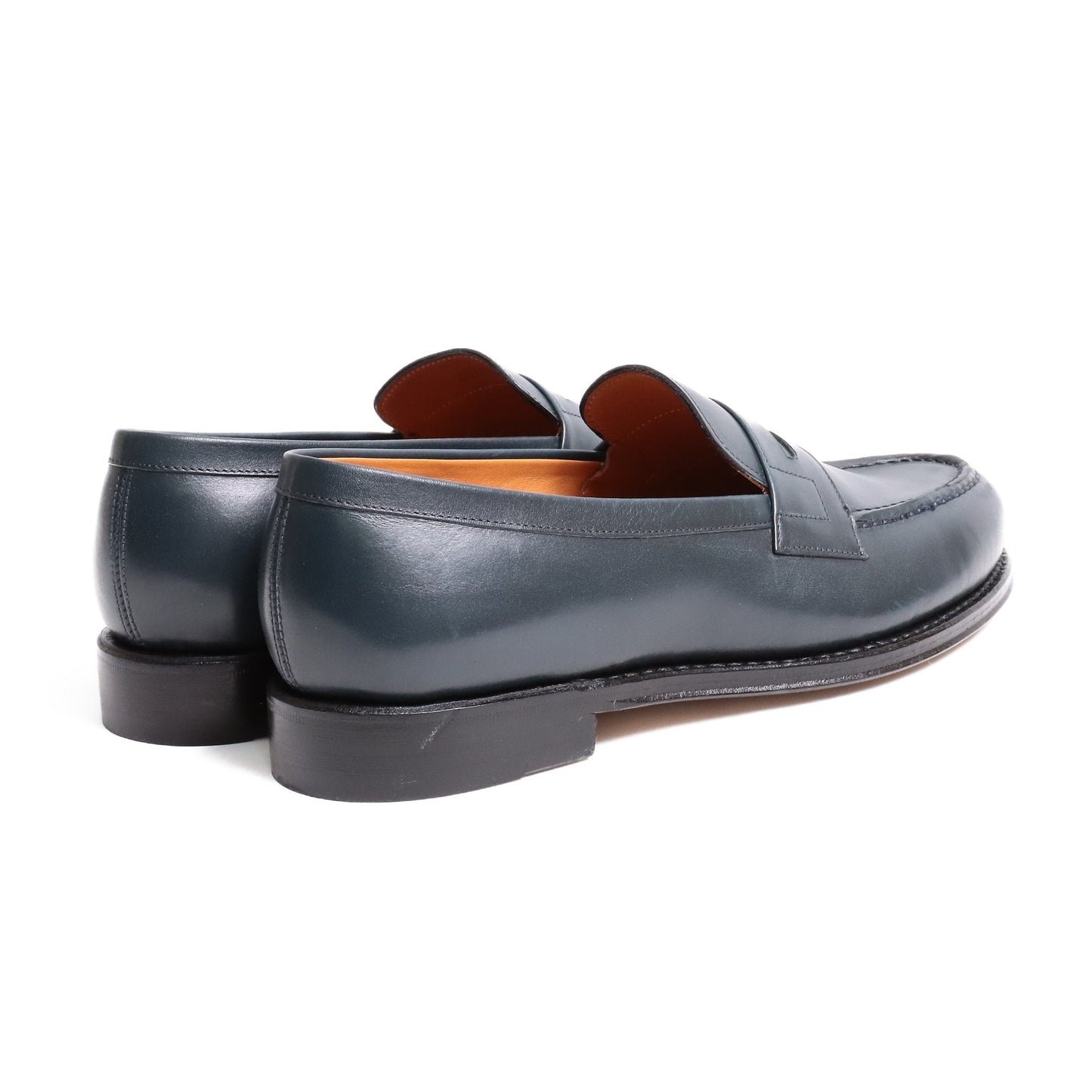 98589 / CALF / NAVY / LEATHER SOLE / UK6.5(25.5cm)