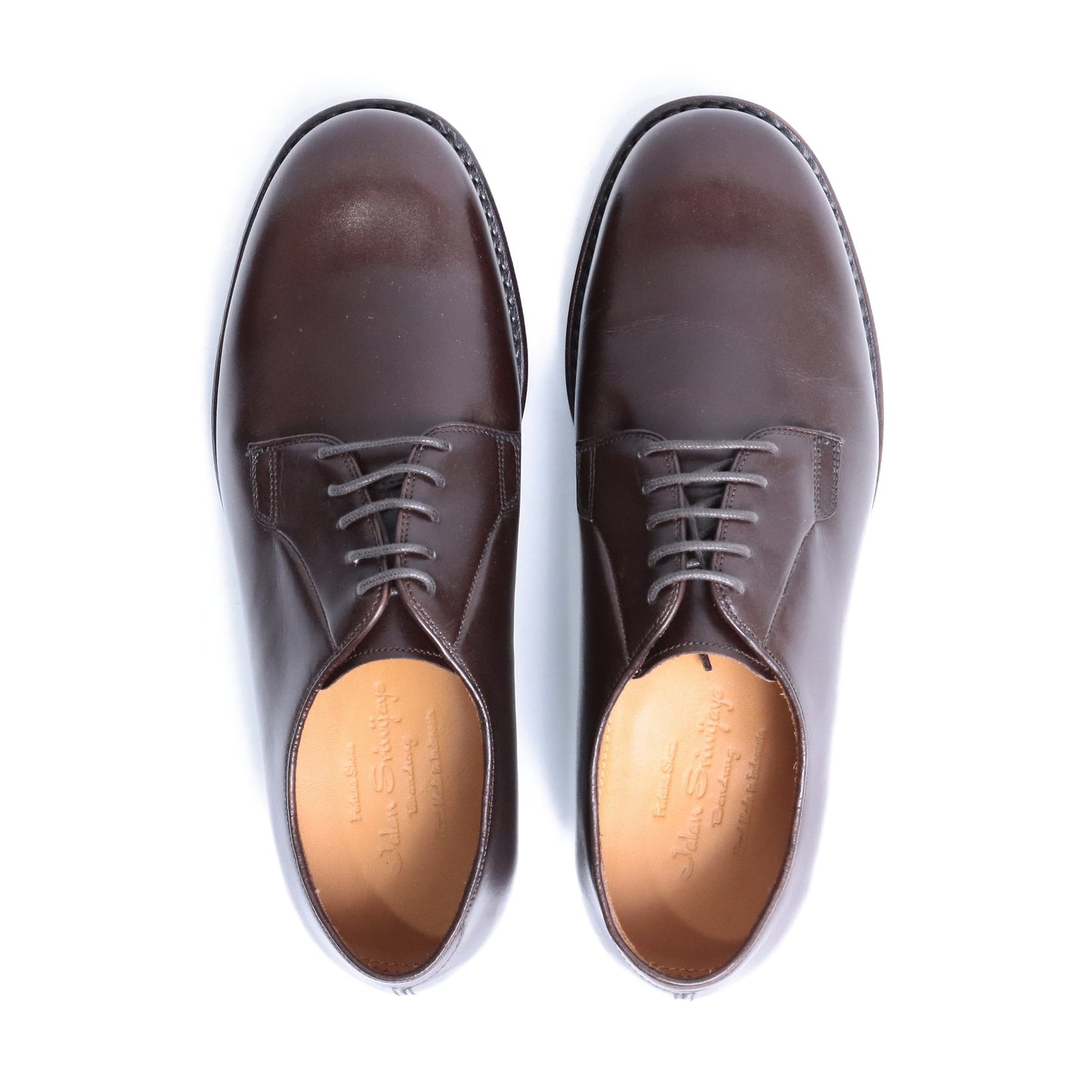 98771 / CALF / D.BROWN / HALF RUBBER SOLE / UK6.0(25.0cm)