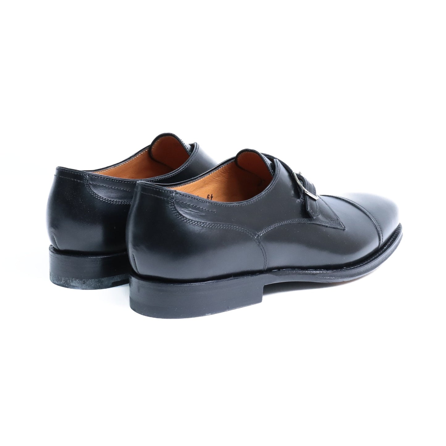 98845 / CALF / BLACK / LEATHER SOLE / UK6.5(25.5cm)