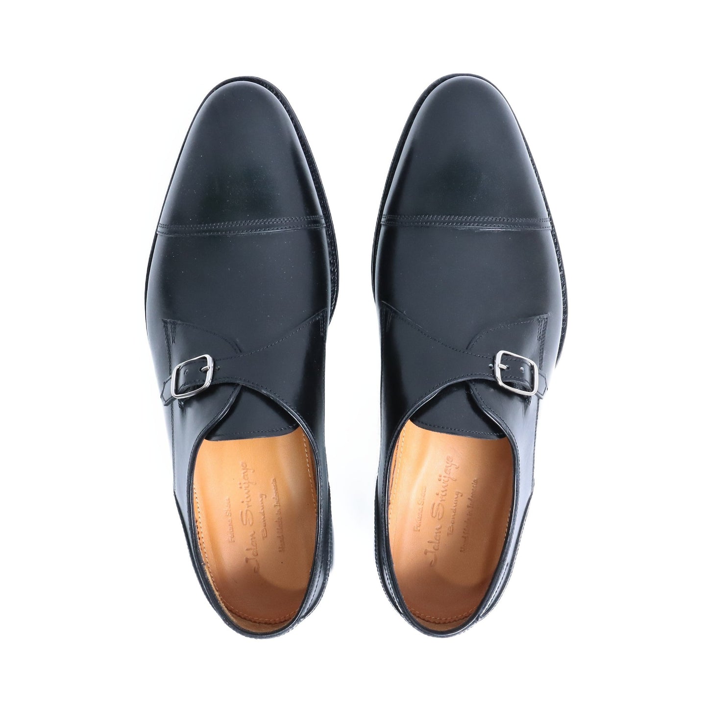 98845 / CALF / BLACK / LEATHER SOLE / UK6.5(25.5cm)