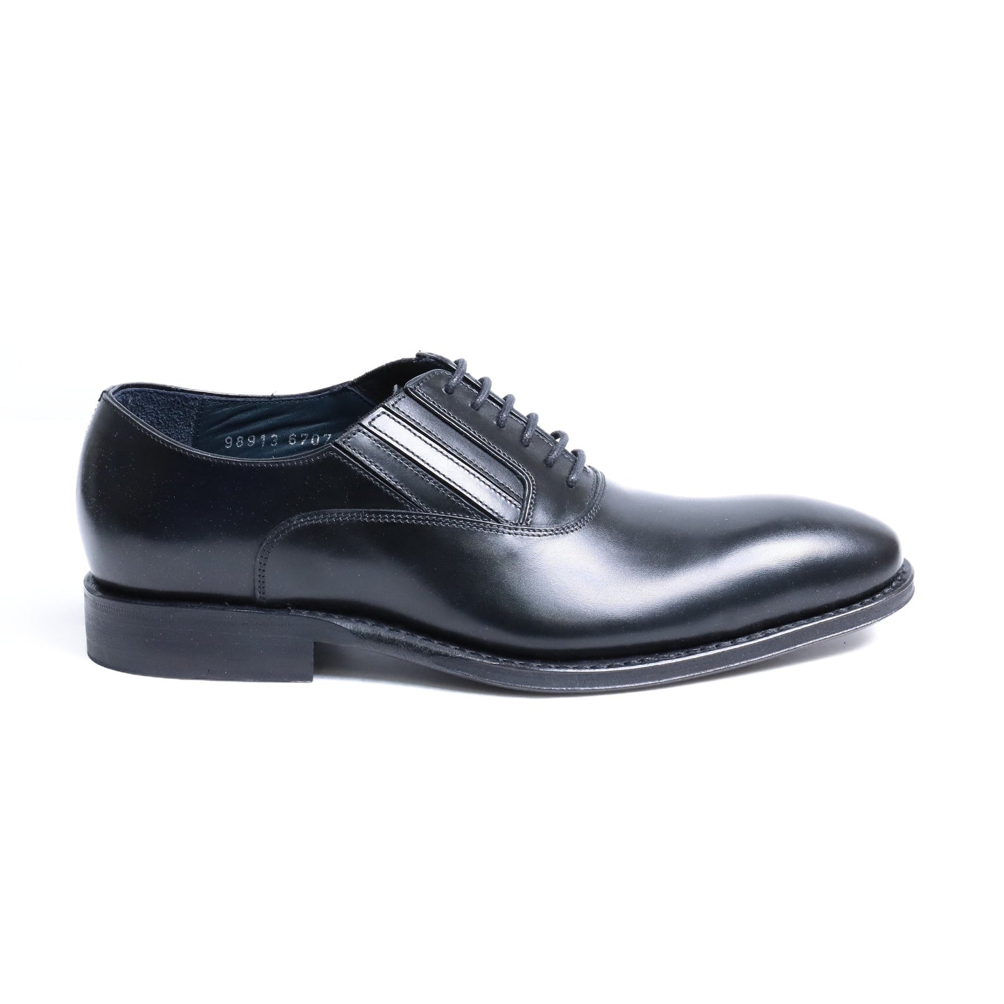 98913 / CALF / BLACK / LEATHER SOLE / UK5.0(23.5cm)