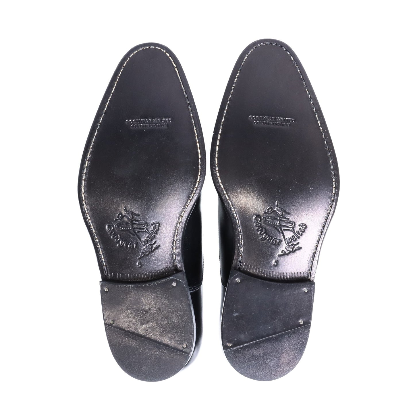 98913 / CALF / BLACK / LEATHER SOLE / UK5.0(23.5cm)