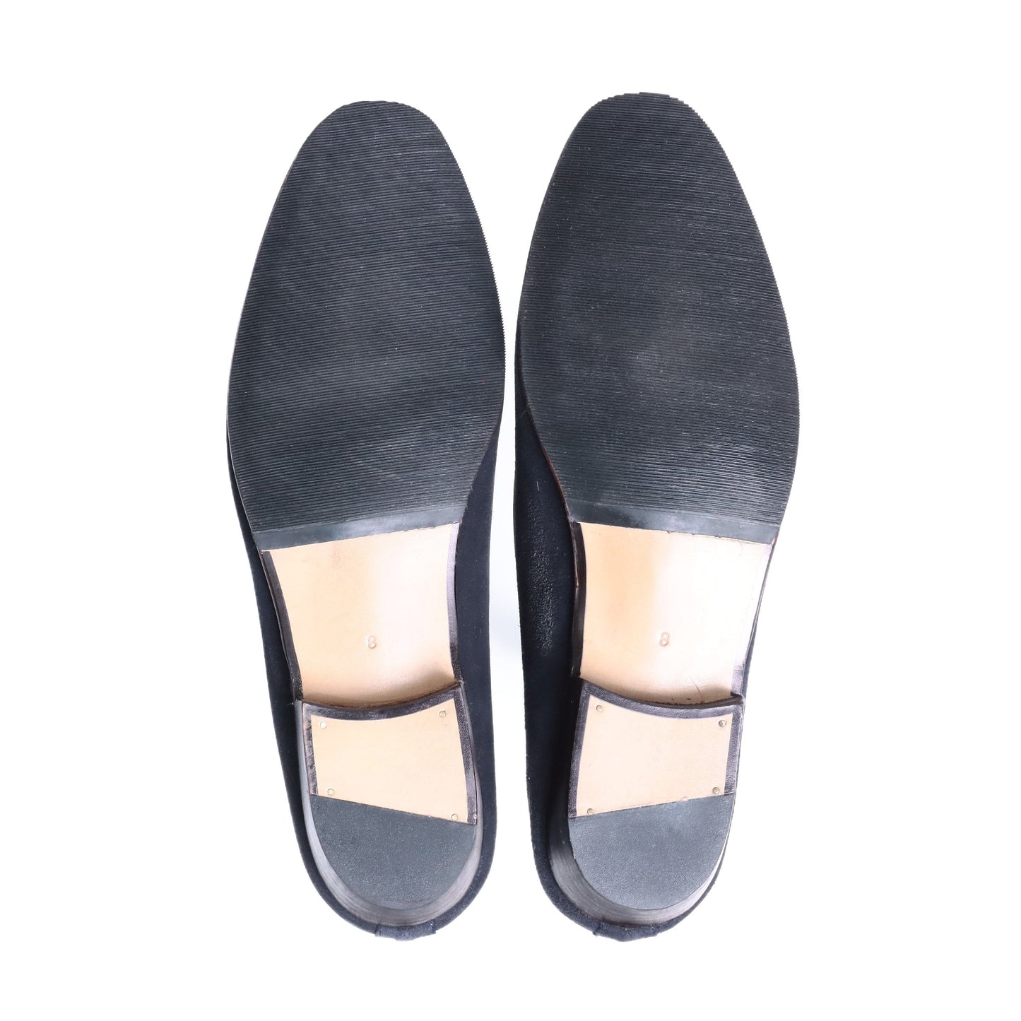 98917 / SUEDE / NAVY / HALF RUBBER SOLE / UK8.0(26.5cm)
