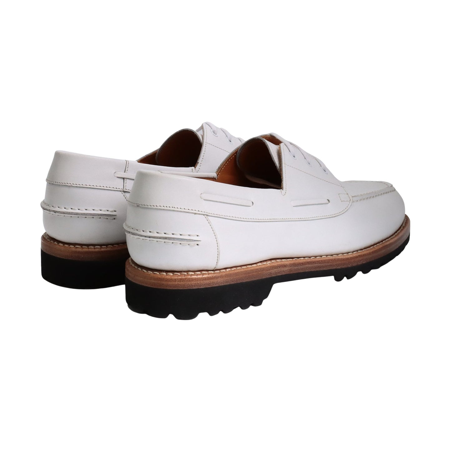 98978 / CALF / WHITE / LEATHER SOLE / UK7.5(26.5cm)