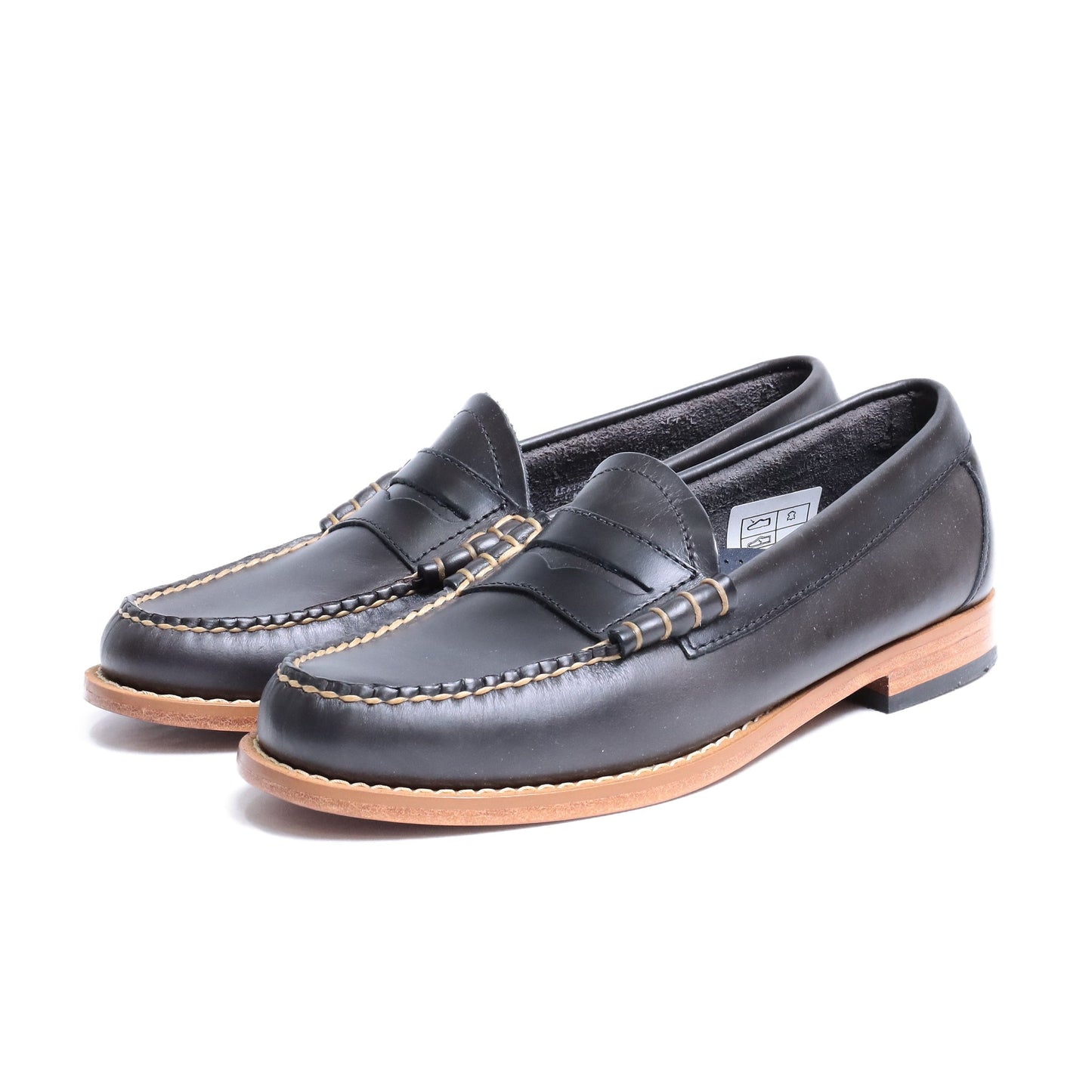 BA11011 / LTHR / NAVY / LEATHER SOLE / US6.5(24.5cm)