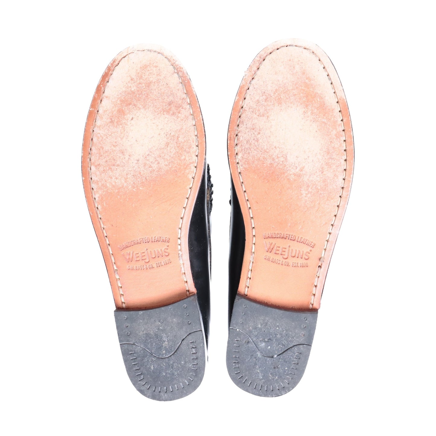 BA41010 / LTHR / BLACK & WHITE / LEATHER SOLE / US6.0(24.0cm)