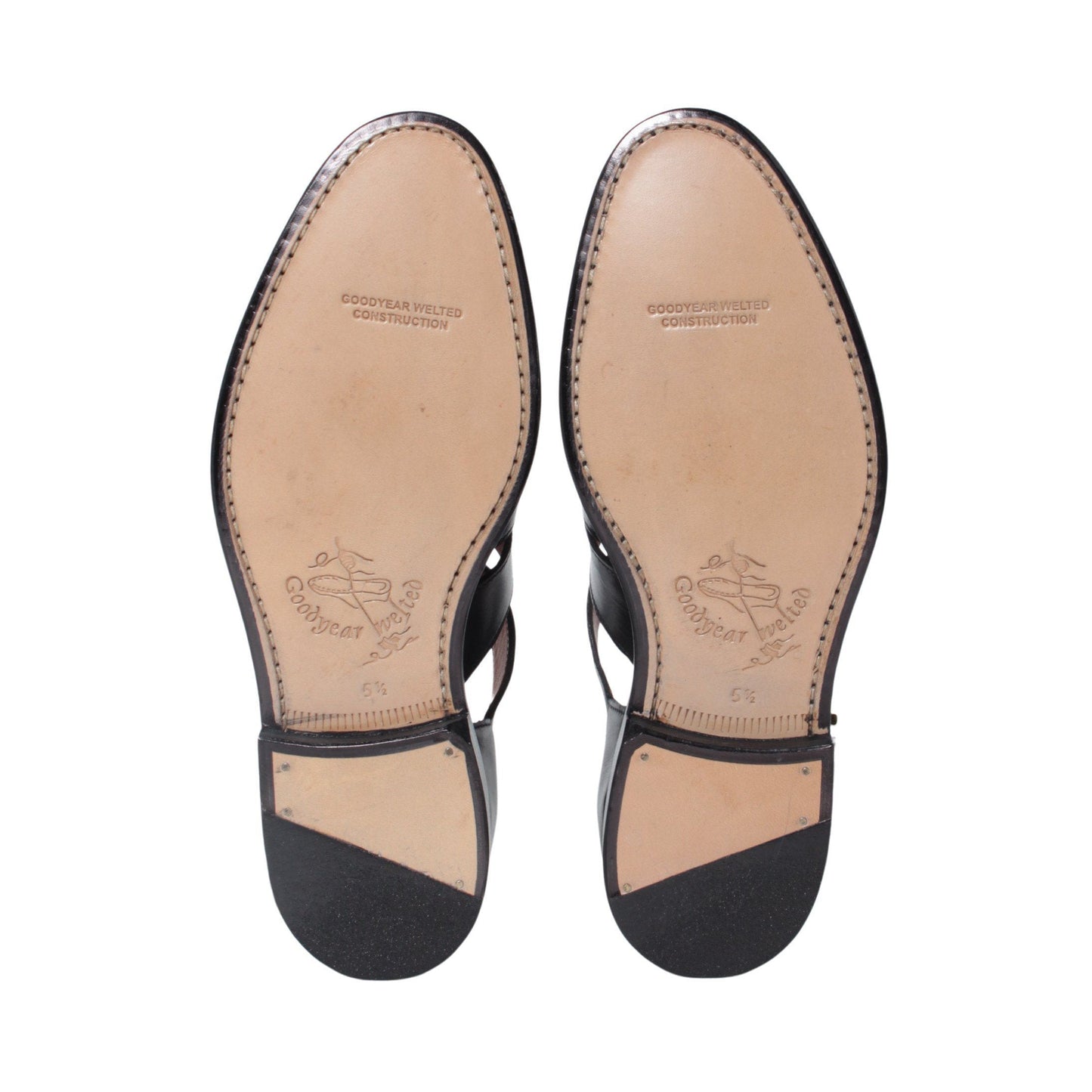 98819 / CALF / BLACK / LEATHERSOLE / UK5.5(24.0cm)