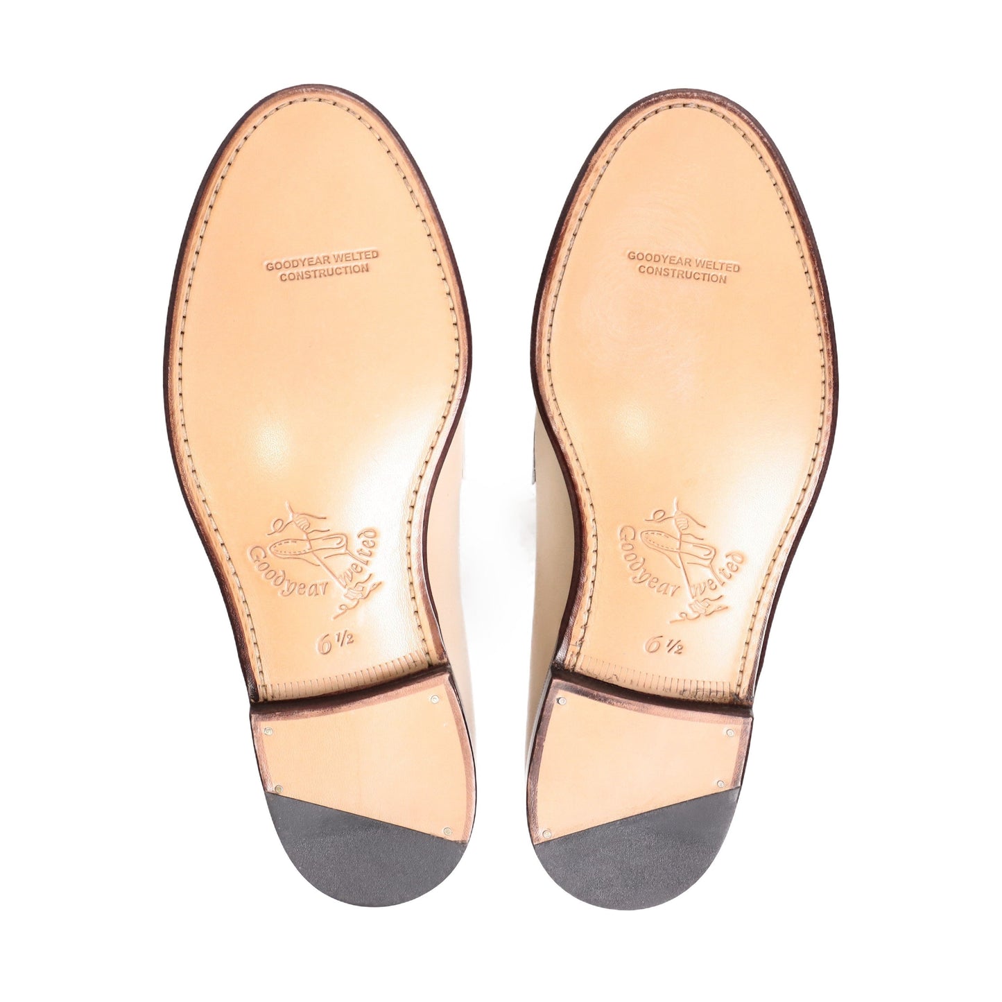 98589 / VEGANO CRUST / NATURAL / LEATHER SOLE / UK6.5(25.5cm)