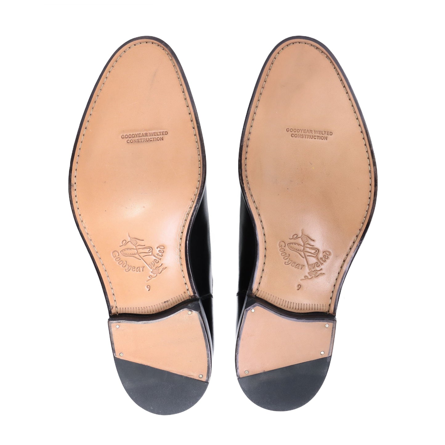 98490 / CALF / BLACK / LEATHER SOLE / UK9.0(27.5cm)