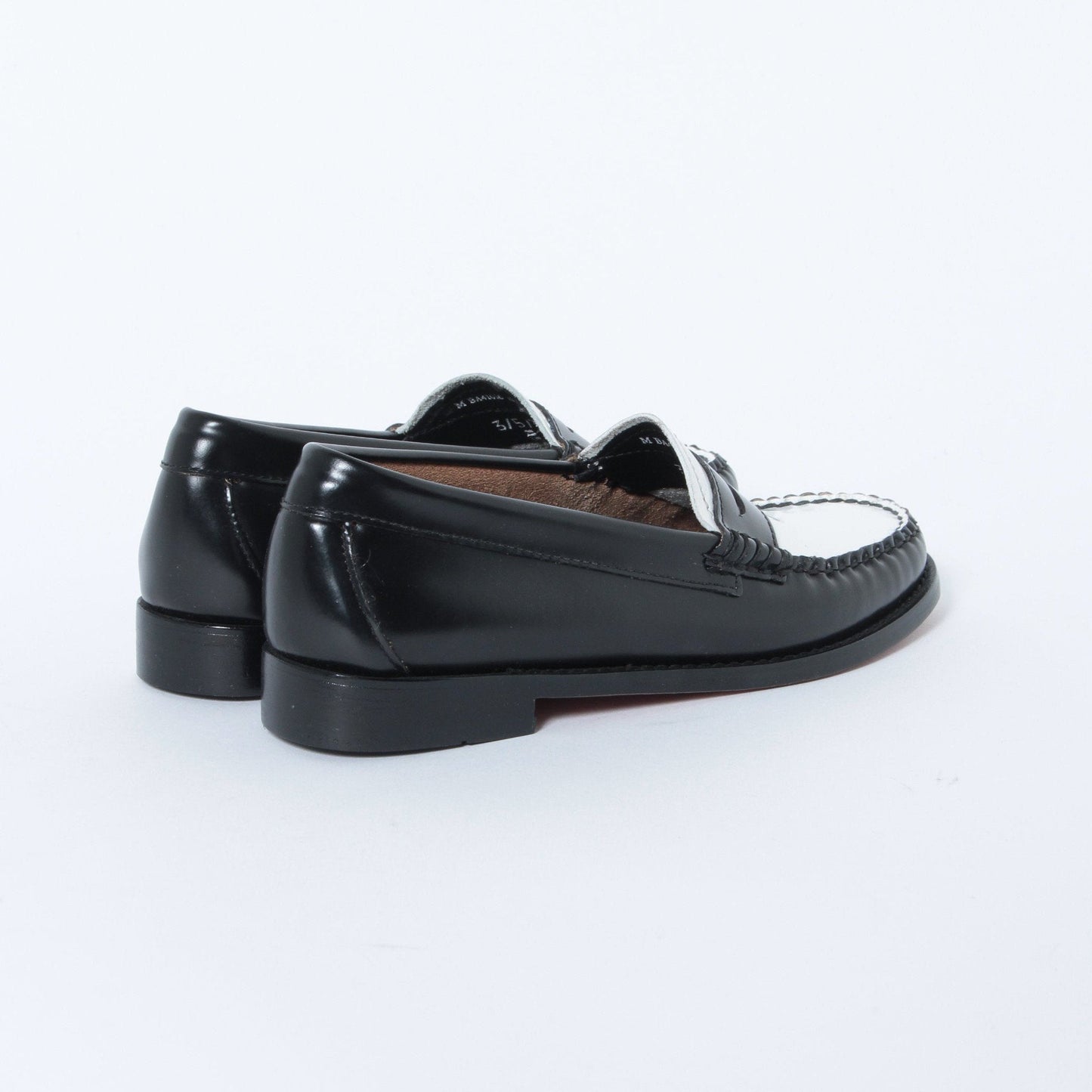 BA41010 / LTHR / BLACK/WHITE / LEATHERSOLE / US5.0(22.5cm)