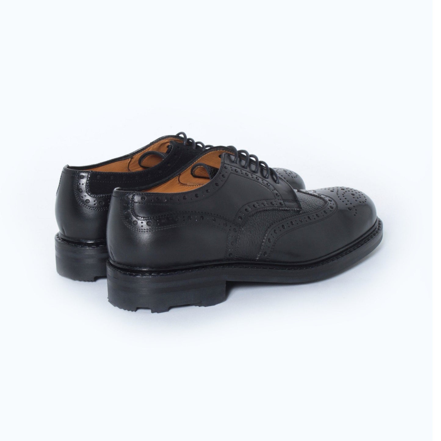 98472 / GRAIN/CORDOVAN/CALF/SUEDE / BLACK / RIDGEWAY / UK5.5(24.0cm)