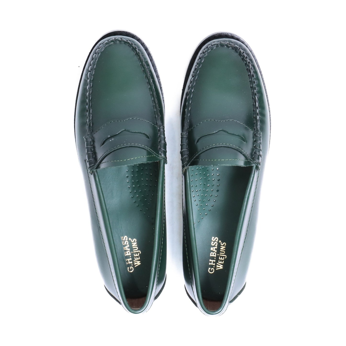 BA41010 / LTHR / DARKGREEN / LEATHER SOLE / US7.0(24.5cm)