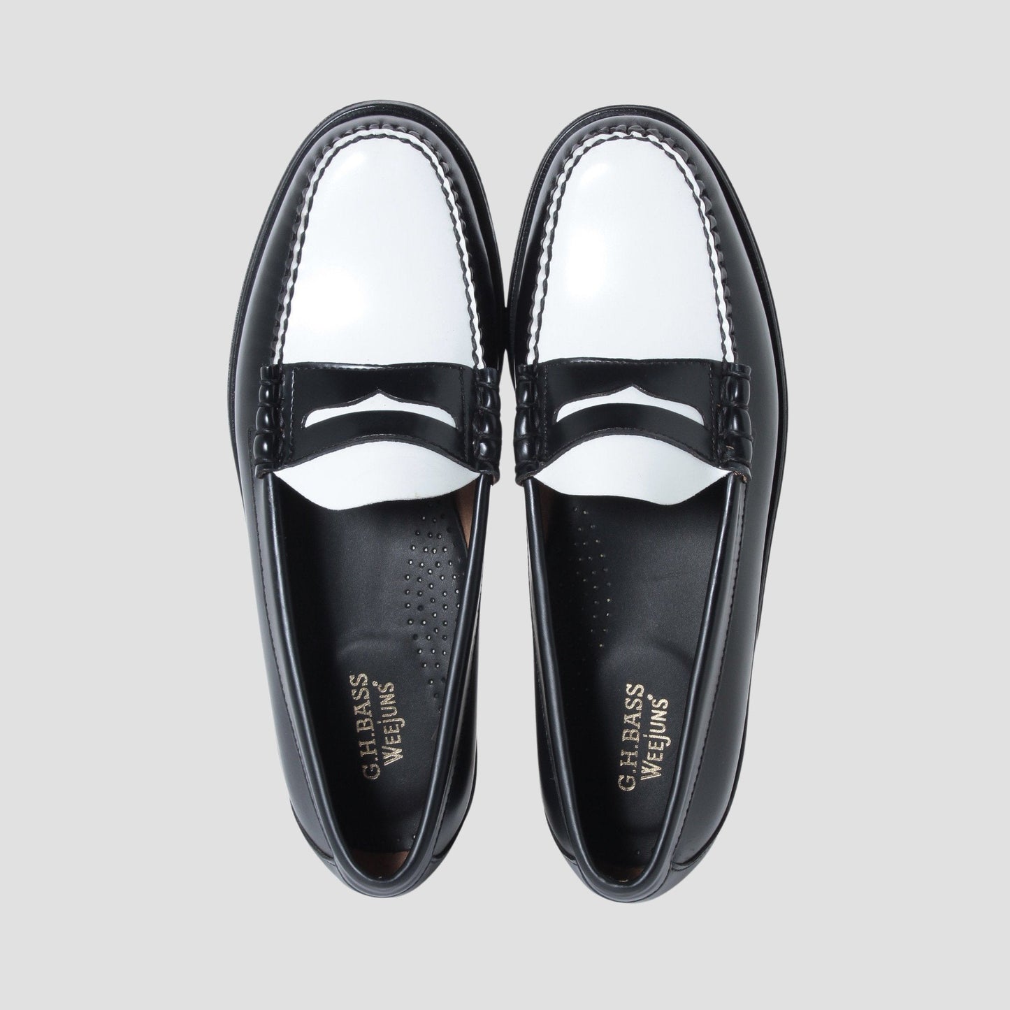 BA11010H / LTHR / BLACK/WHITE / LEATHESOLE / US8.5(26.5cm)