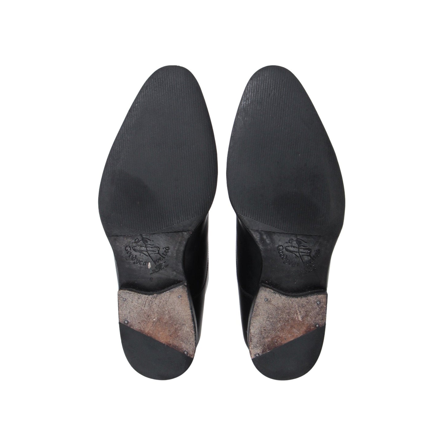 98317 / CALF / BLACK / LEATHER SOLE / UK9.0(27.5cm)