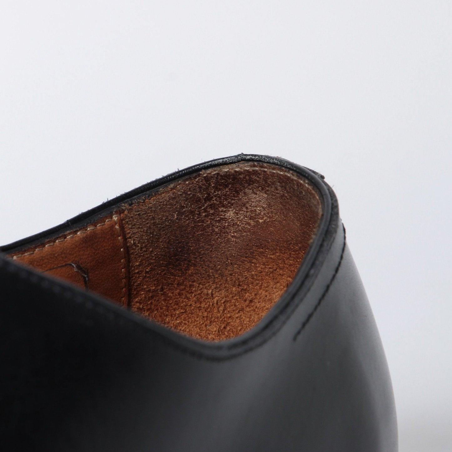 98317 / CALF / BLACK / LEATHER SOLE / UK9.0(27.5cm)