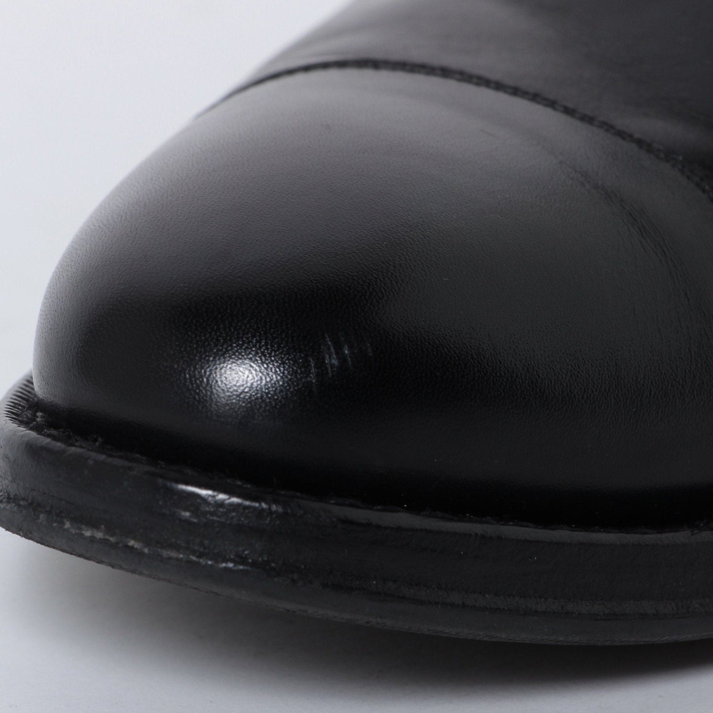 98317 / CALF / BLACK / LEATHER SOLE / UK9.0(27.5cm)