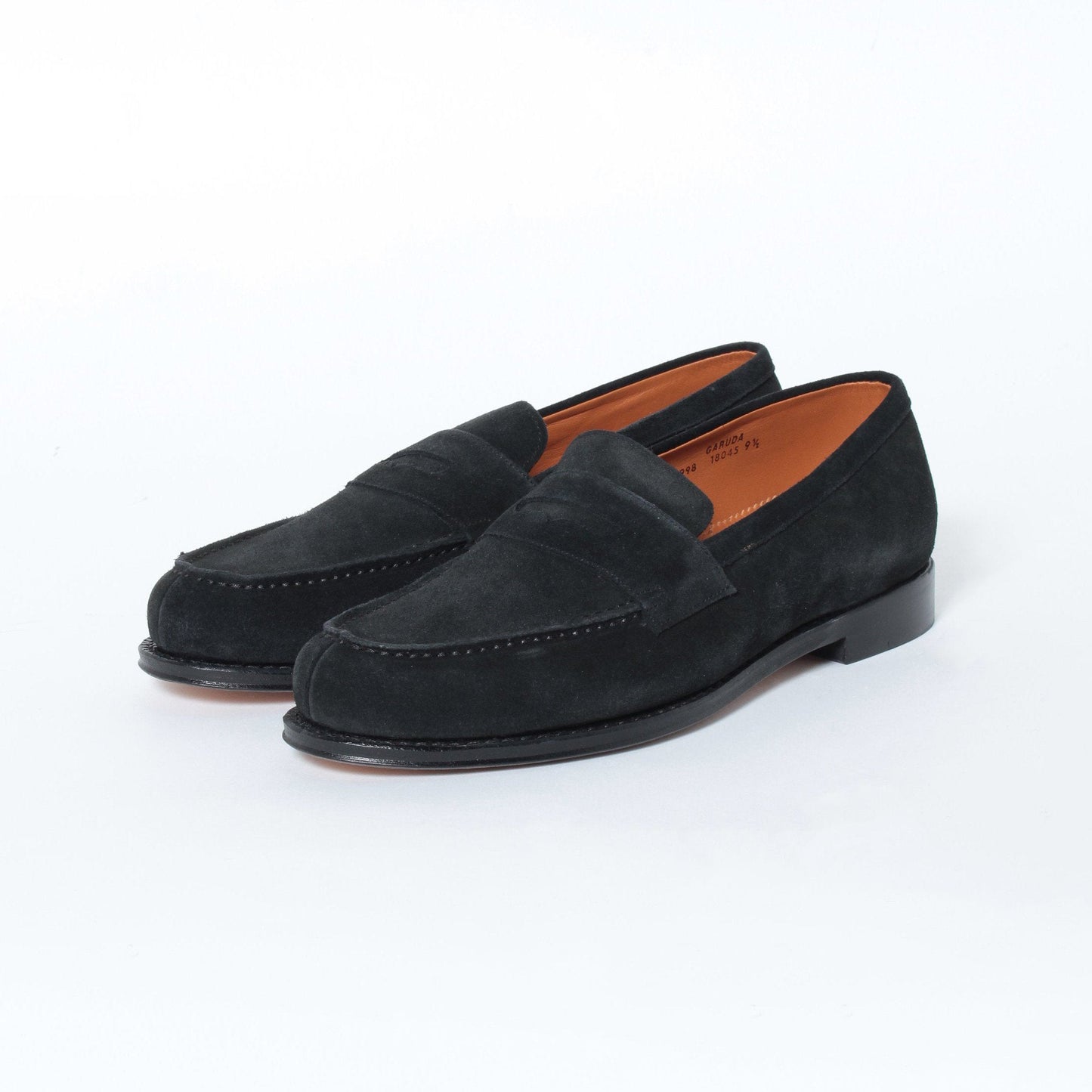 98998 / SUEDE / BLACK / LEATHERSOLE / UK9.5(28.5cm)