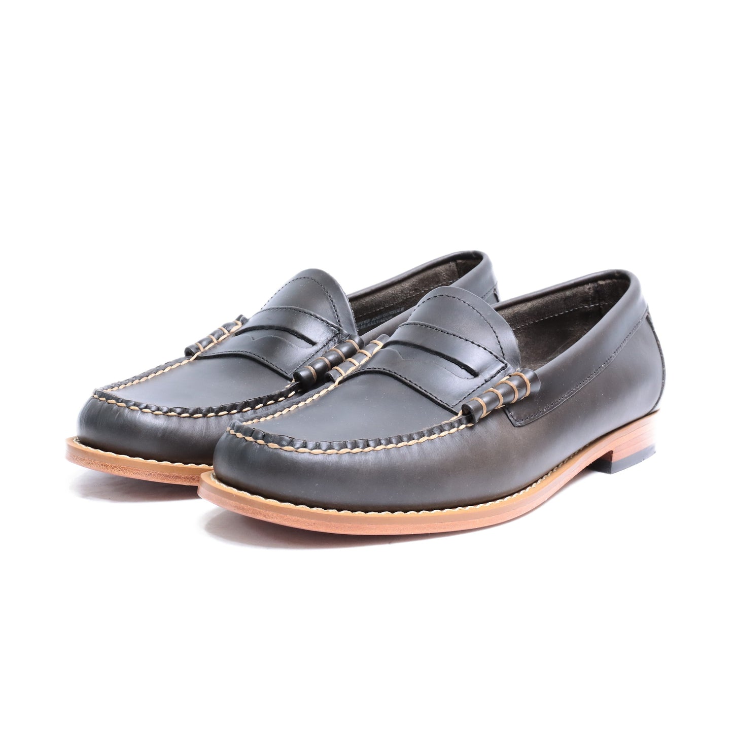 BA11011 / LTHR / NAVY / LEATHER SOLE / US9.5(27.5cm)
