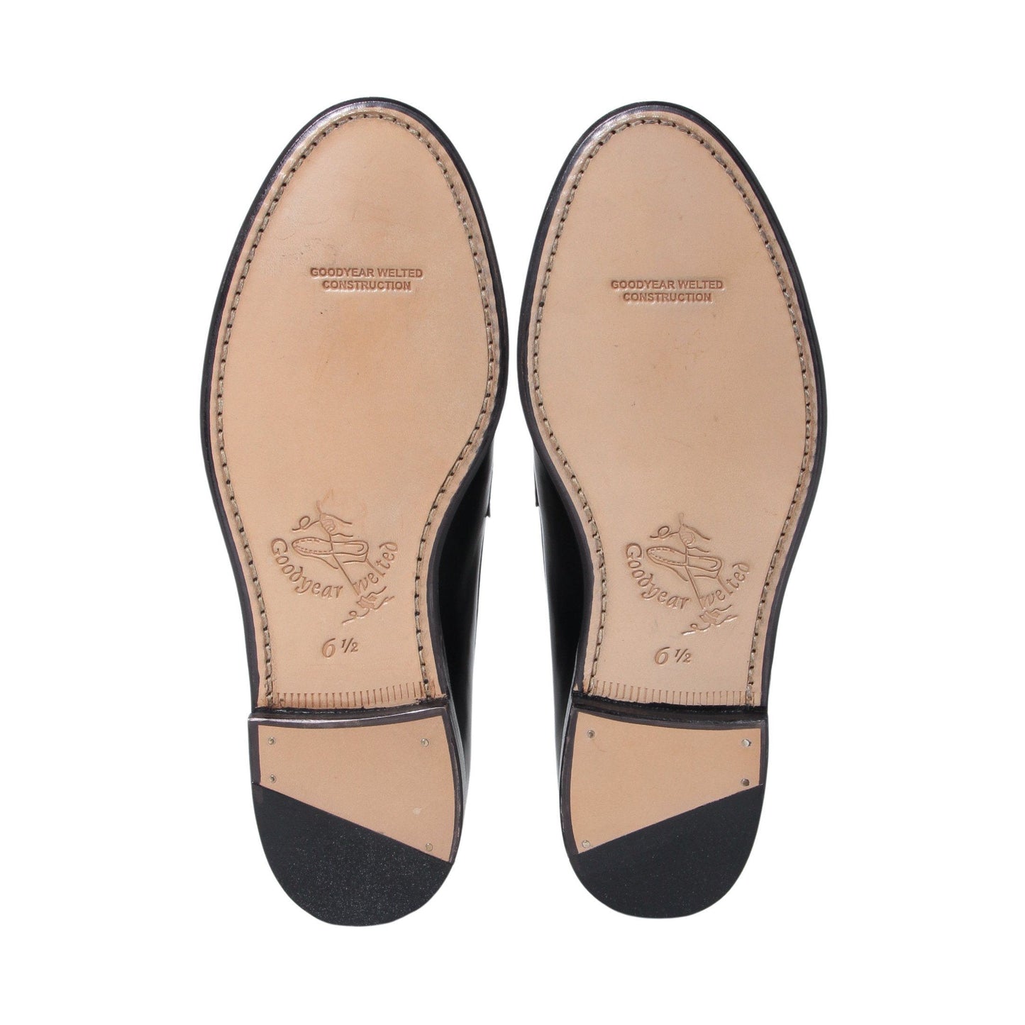 98976 / CALF / BLACK / LEATHERSOLE / UK6.5(25.0cm)