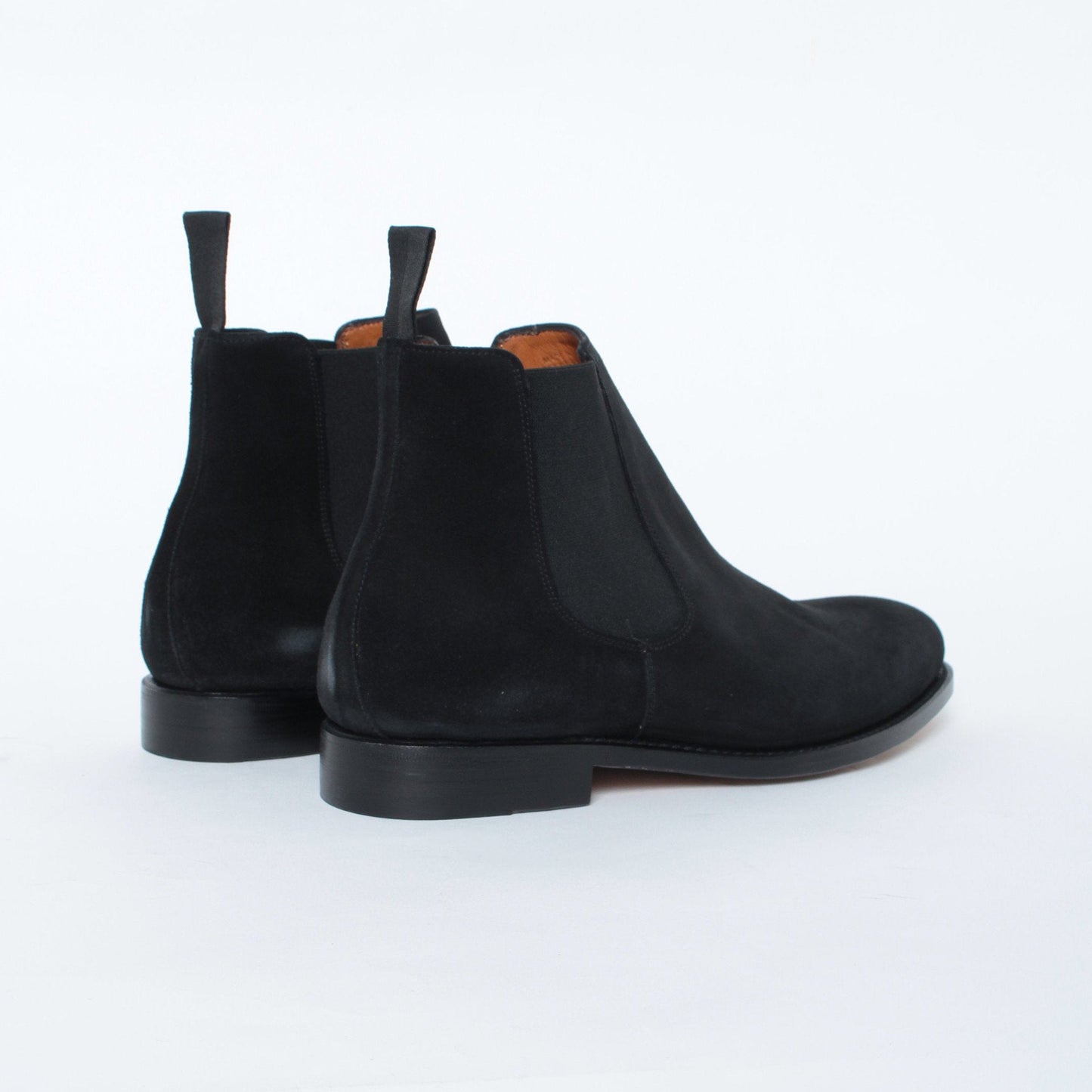 99034 / SUEDE / BLACK / LEATHERSOLE / UK8.5(27.0cm)