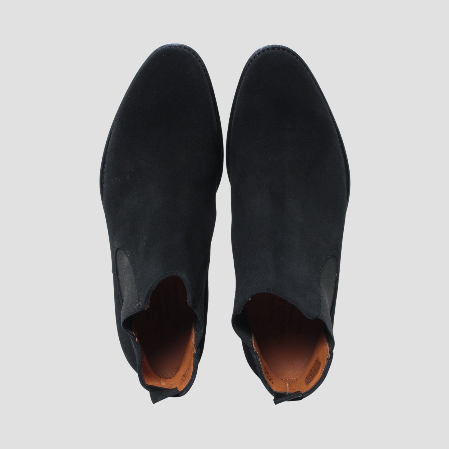 99034 / SUEDE / BLACK / LEATHERSOLE / UK8.5(27.0cm)