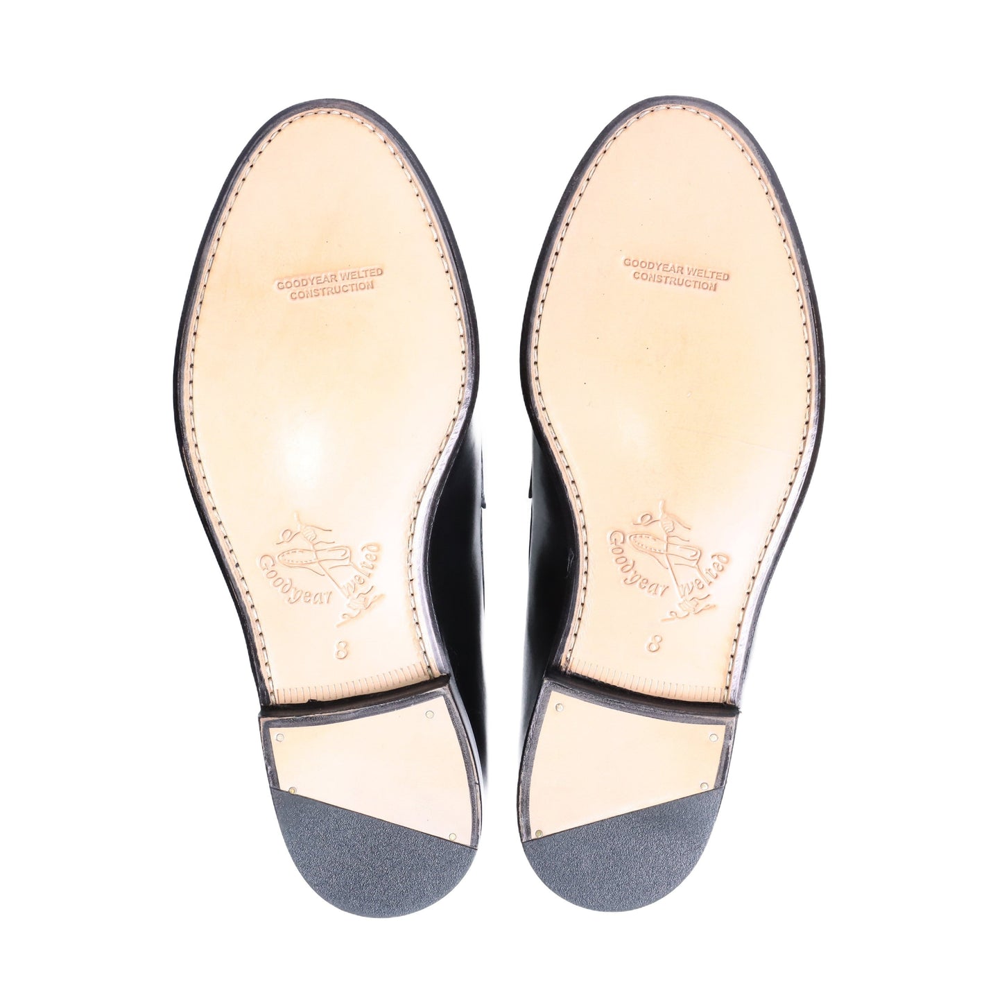 98976 / CALF / BLACK / LEATHER SOLE / UK8.0(27.0cm)