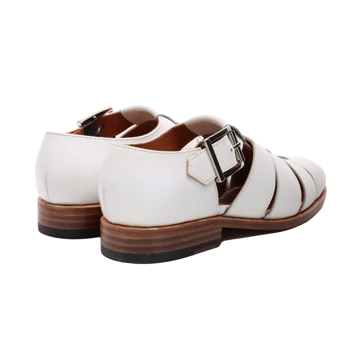 98850 / CALF / WHITE / LEATHER SOLE / UK3.0(22.0cm)