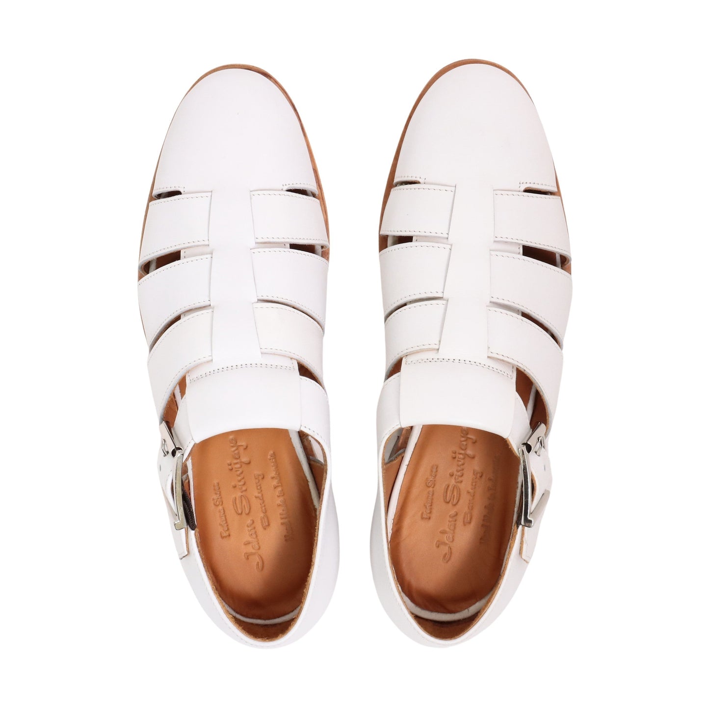 98850 / CALF / WHITE / LEATHER SOLE / UK3.0(22.0cm)