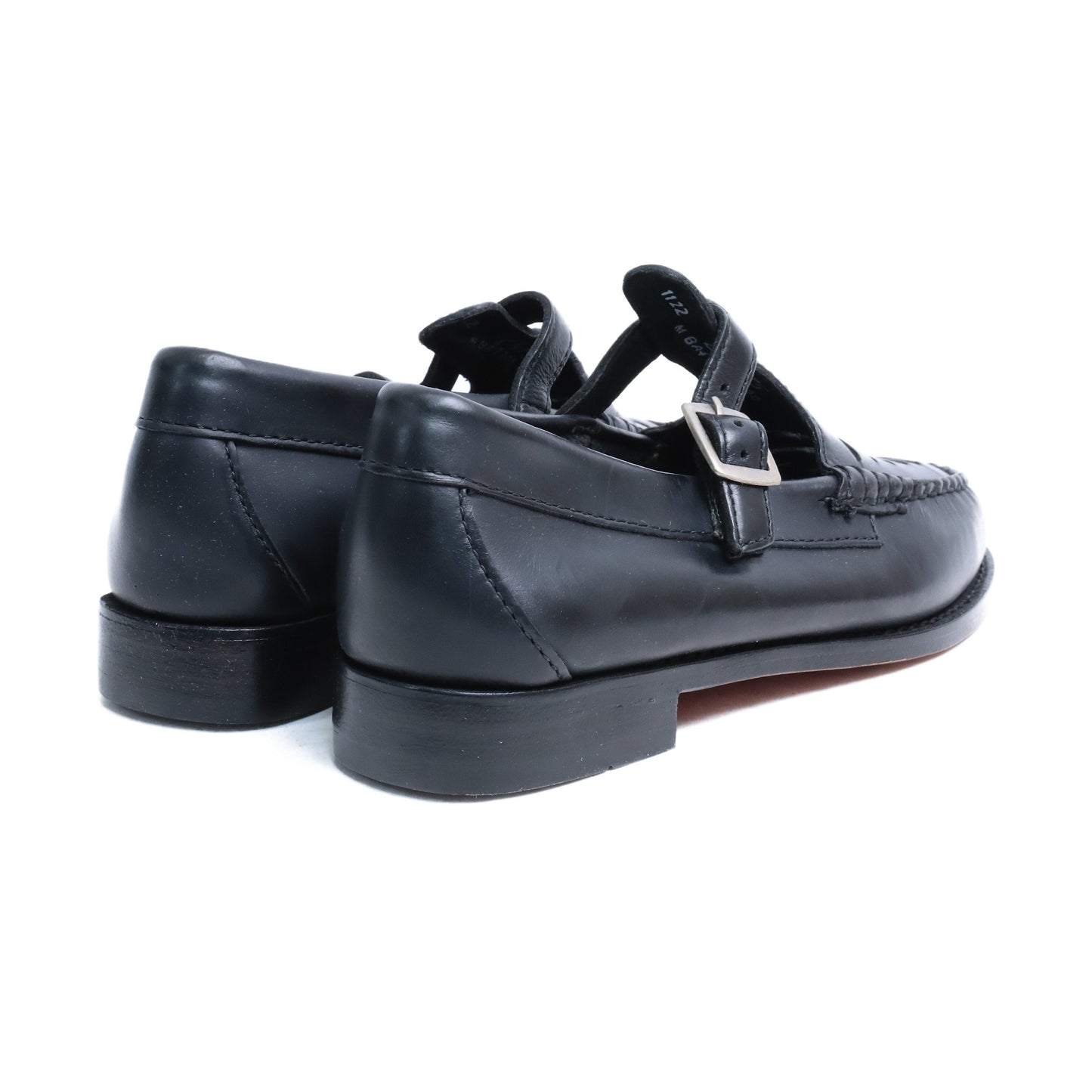 BA41006 / LTHR / BLACK / LEATHER SOLE / US4.0(21.5cm)