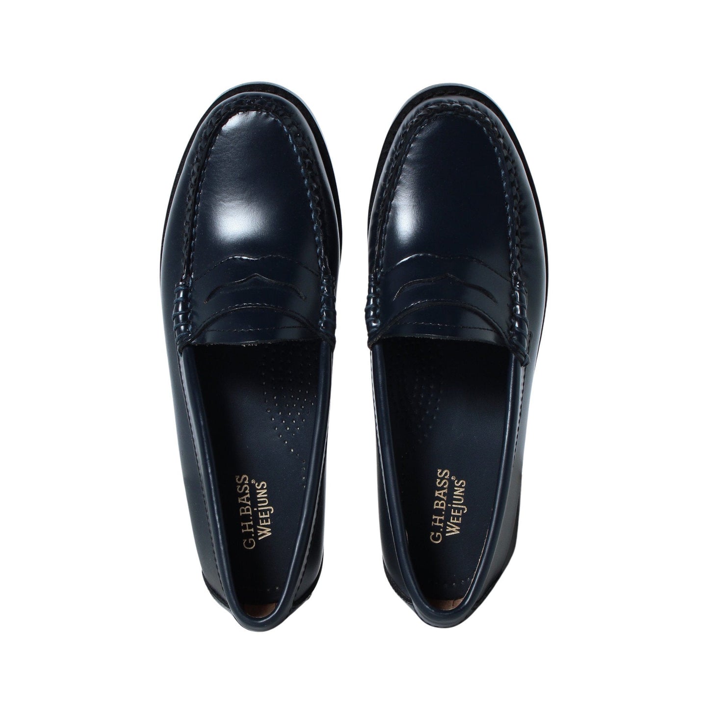 BA41010 / LTHR / NAVY / LEATHER SOLE / US5.5(23.0cm)