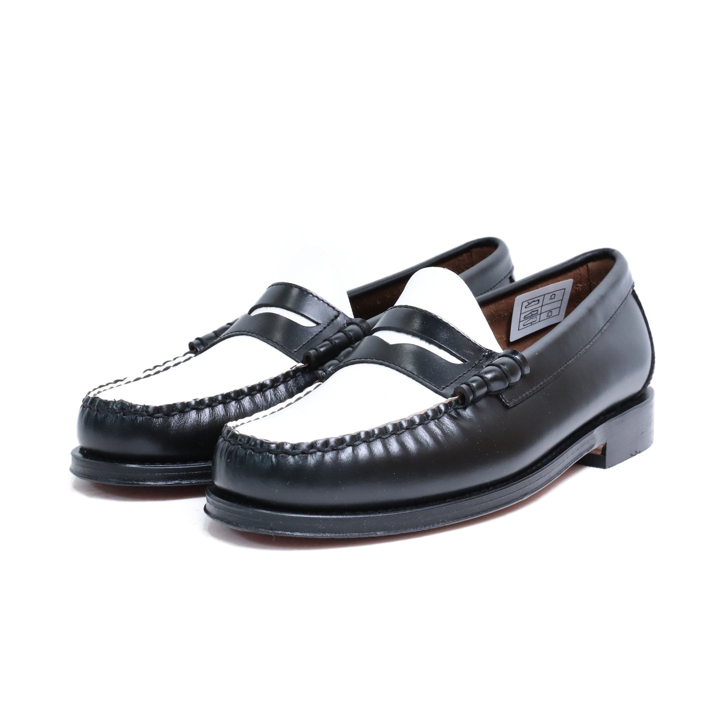 BA11010H / LTHR / BLACK/WHITE / LEATHER SOLE / US7.5(25.5cm)