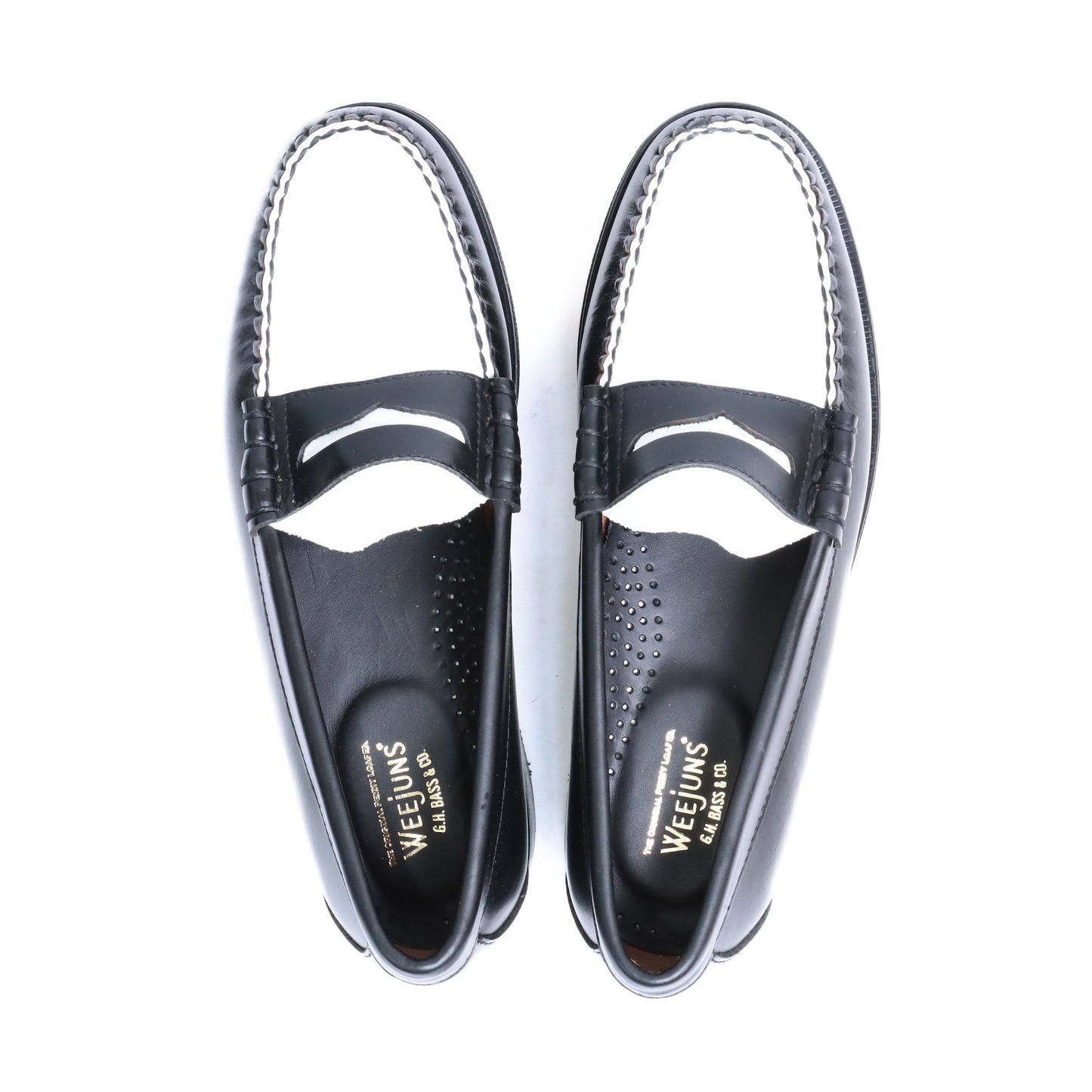 BA11010H / LTHR / BLACK/WHITE / LEATHER SOLE / US7.5(25.5cm)