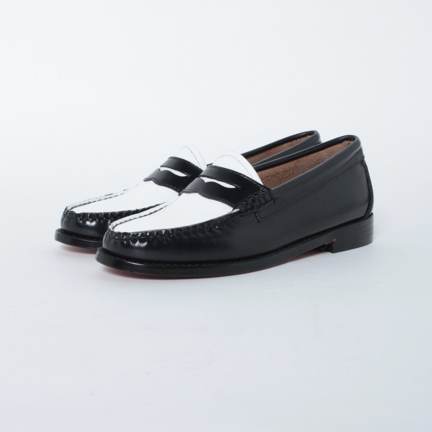 BA41010 / LTHR / BLK/WHI / LEATHERSOLE / US5.0(22.5cm)