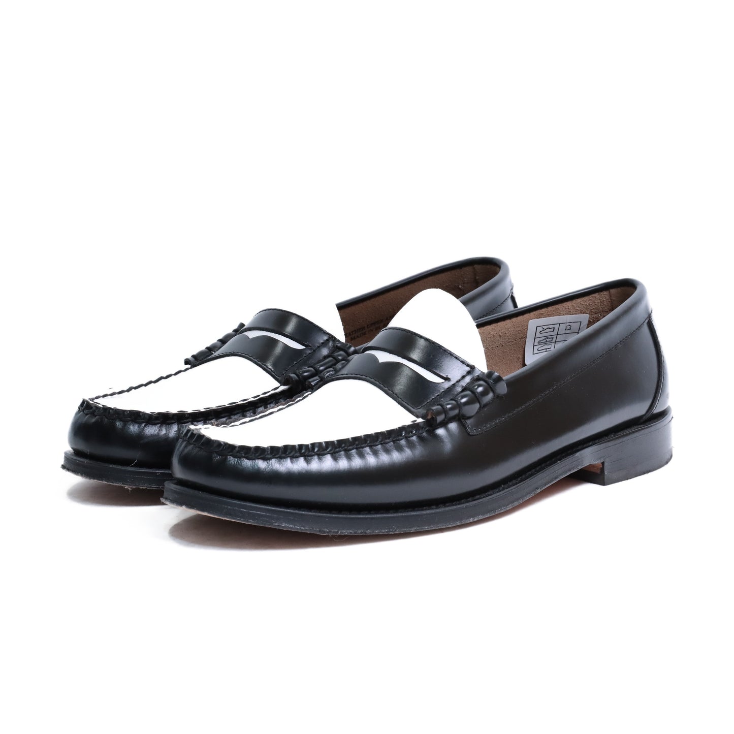 BA11010H / LEATHER / BLACK&WHITE / LEATHER SOLE / US9.5(27.5cm)