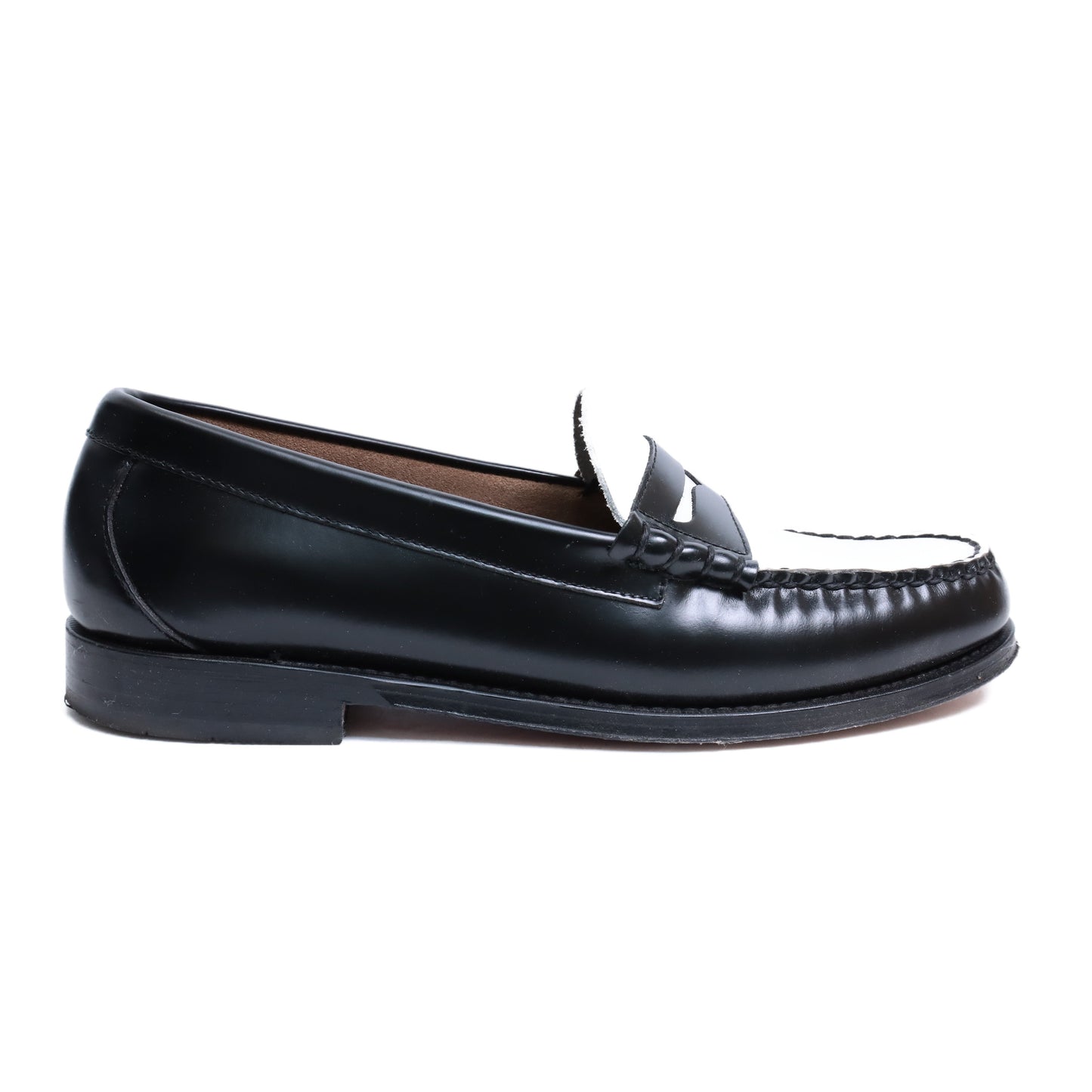 BA11010H / LEATHER / BLACK&WHITE / LEATHER SOLE / US9.5(27.5cm)