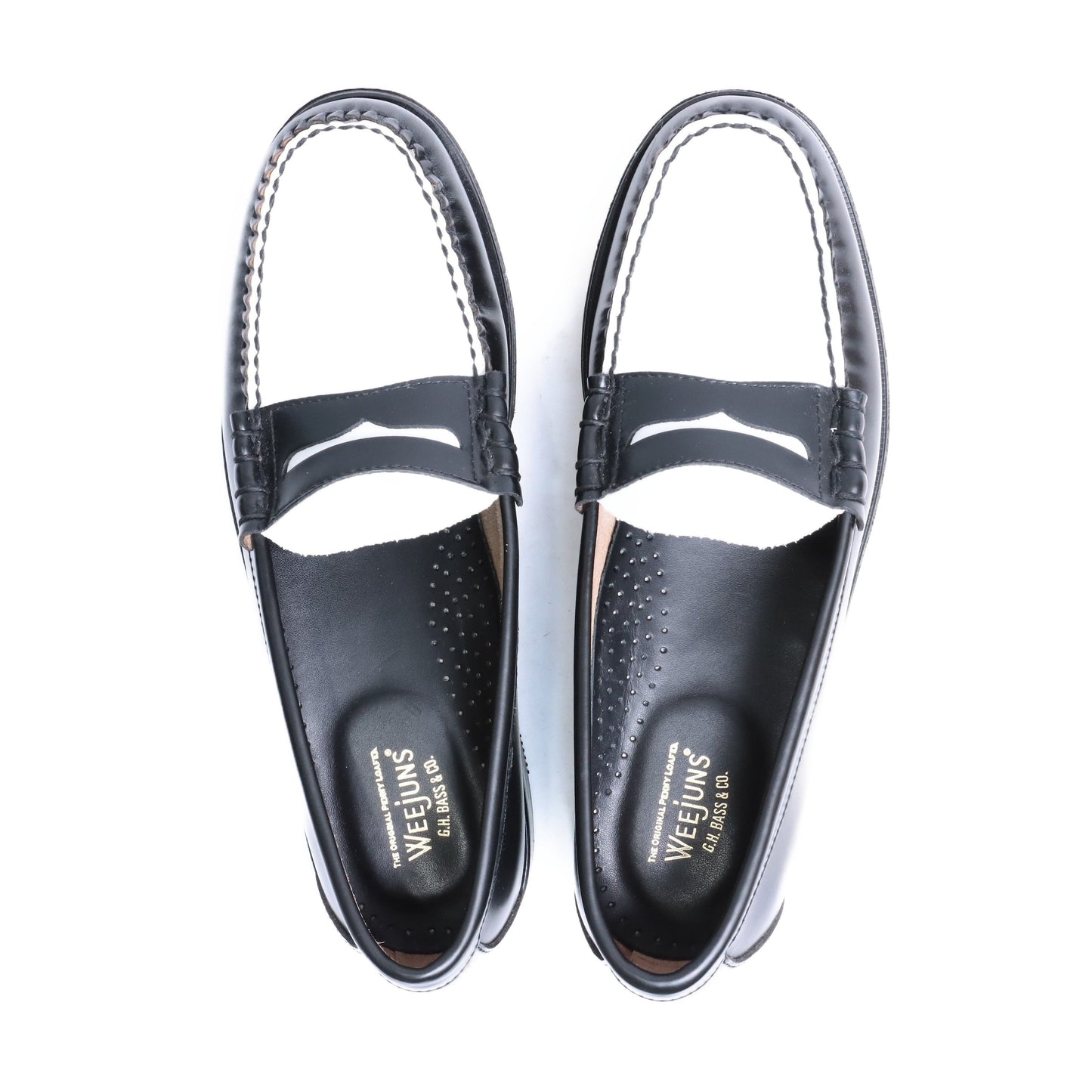BA11010H / LEATHER / BLACK&WHITE / LEATHER SOLE / US9.5(27.5cm)