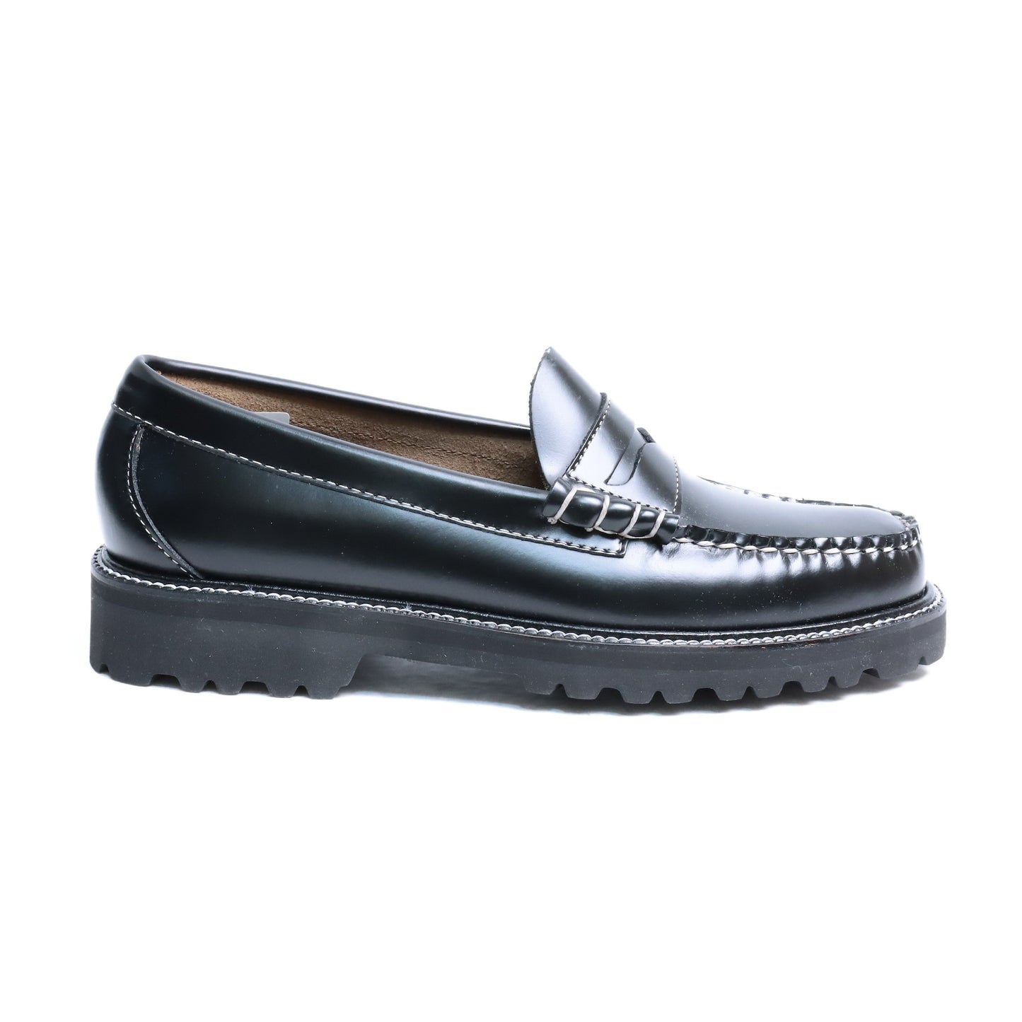 BA91510B LARSON CONTRASTITCH / LTHR / BLACK / RUBBER SOLE / US7.0(25.0cm)