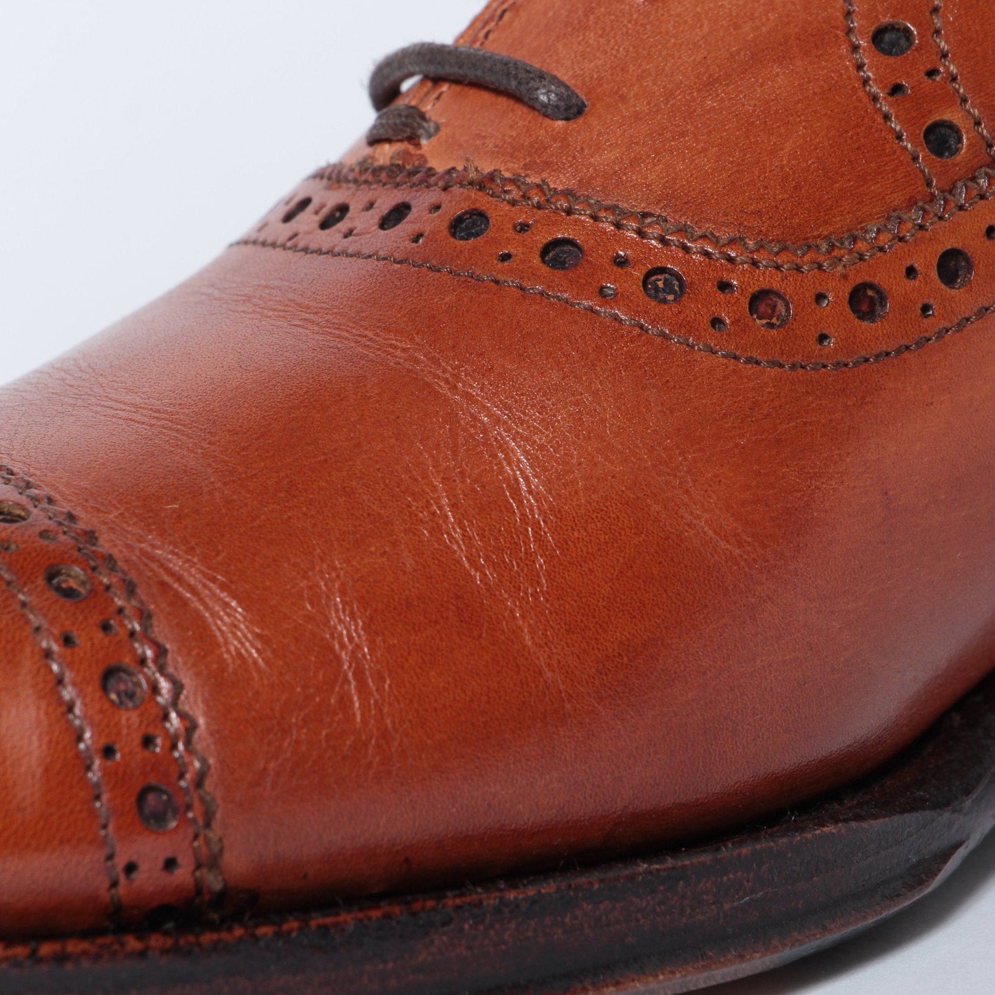 98409 / V.CRUST / MARRONE / LEATHERSOLE / UK6.0(24.5cm)