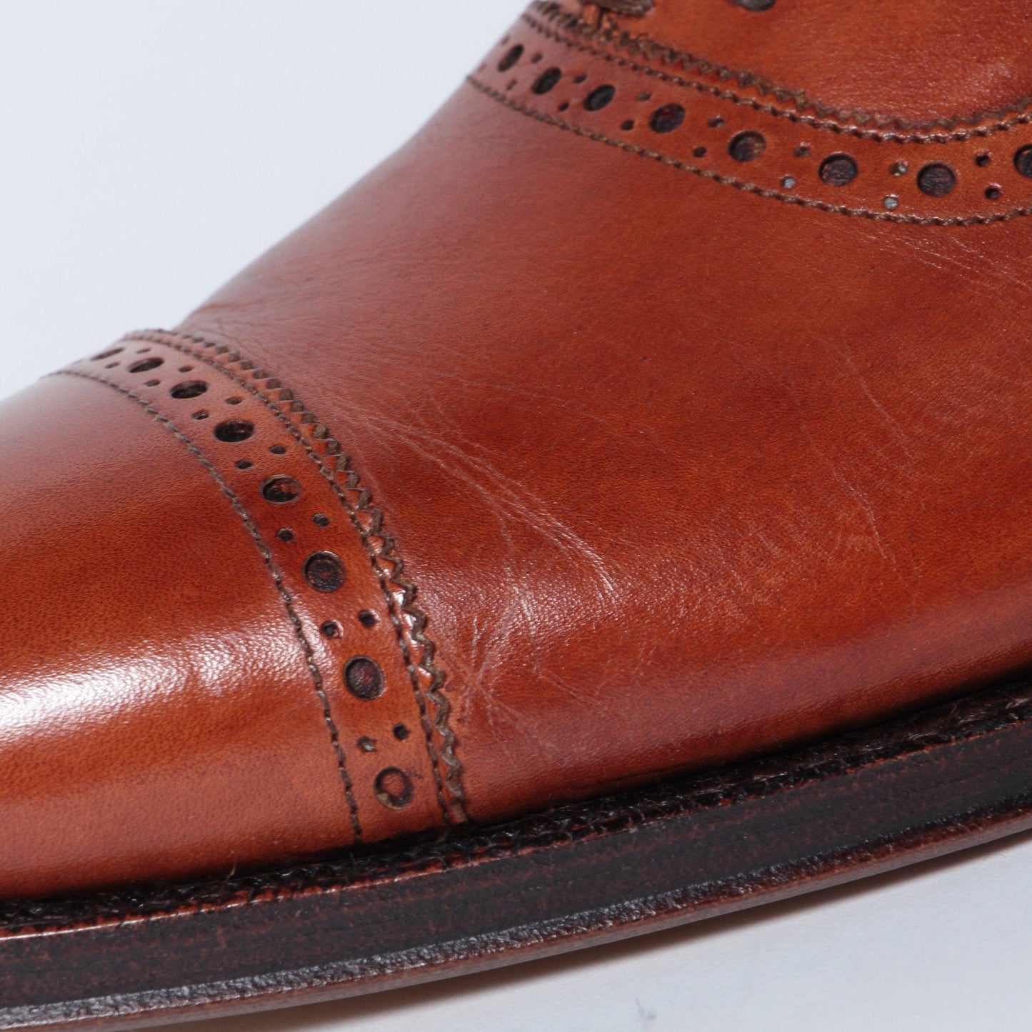 98409 / V.CRUST / MARRONE / LEATHERSOLE / UK6.0(24.5cm)