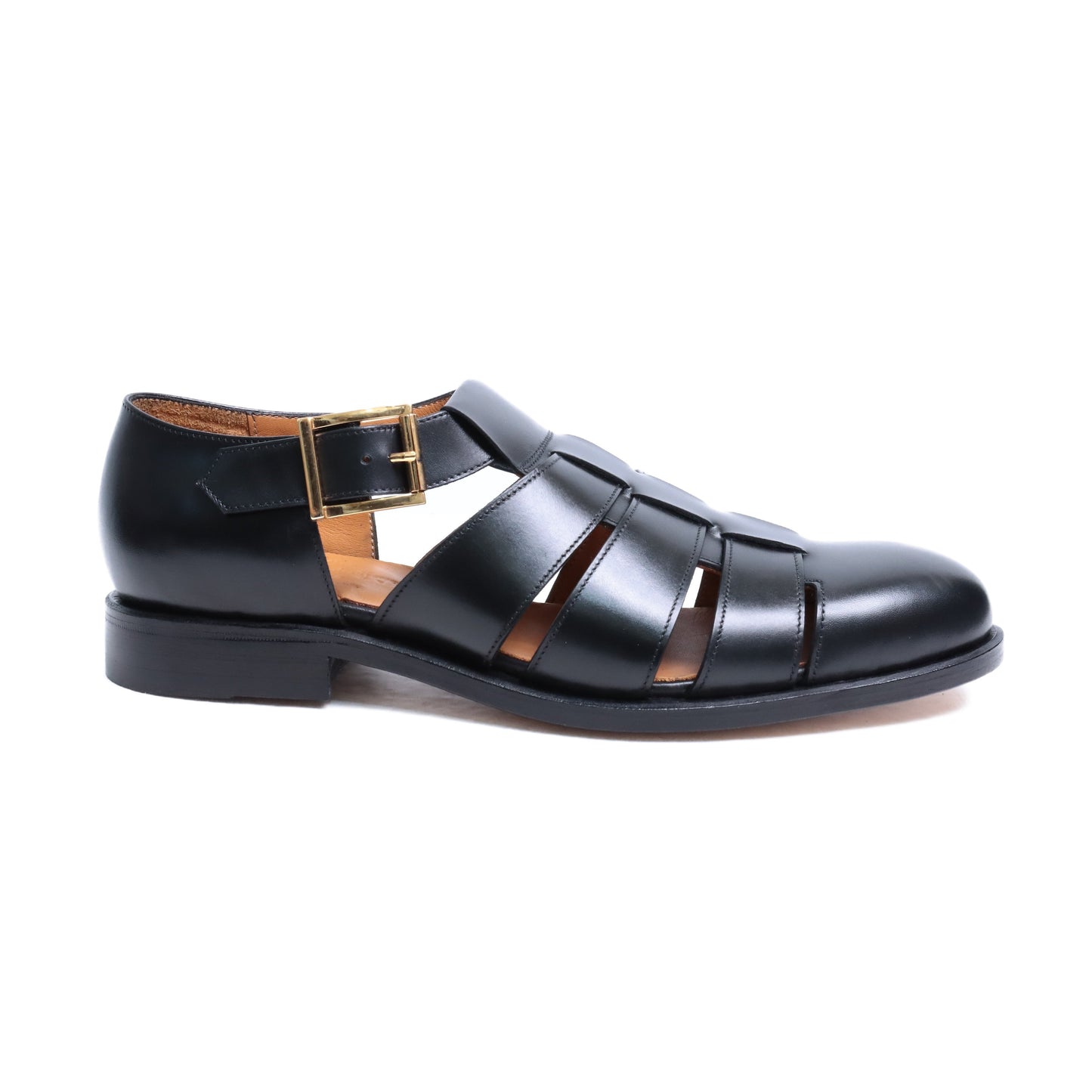 98819 / CALF / BLACK / LEATHER SOLE / UK9.0(27.5cm)