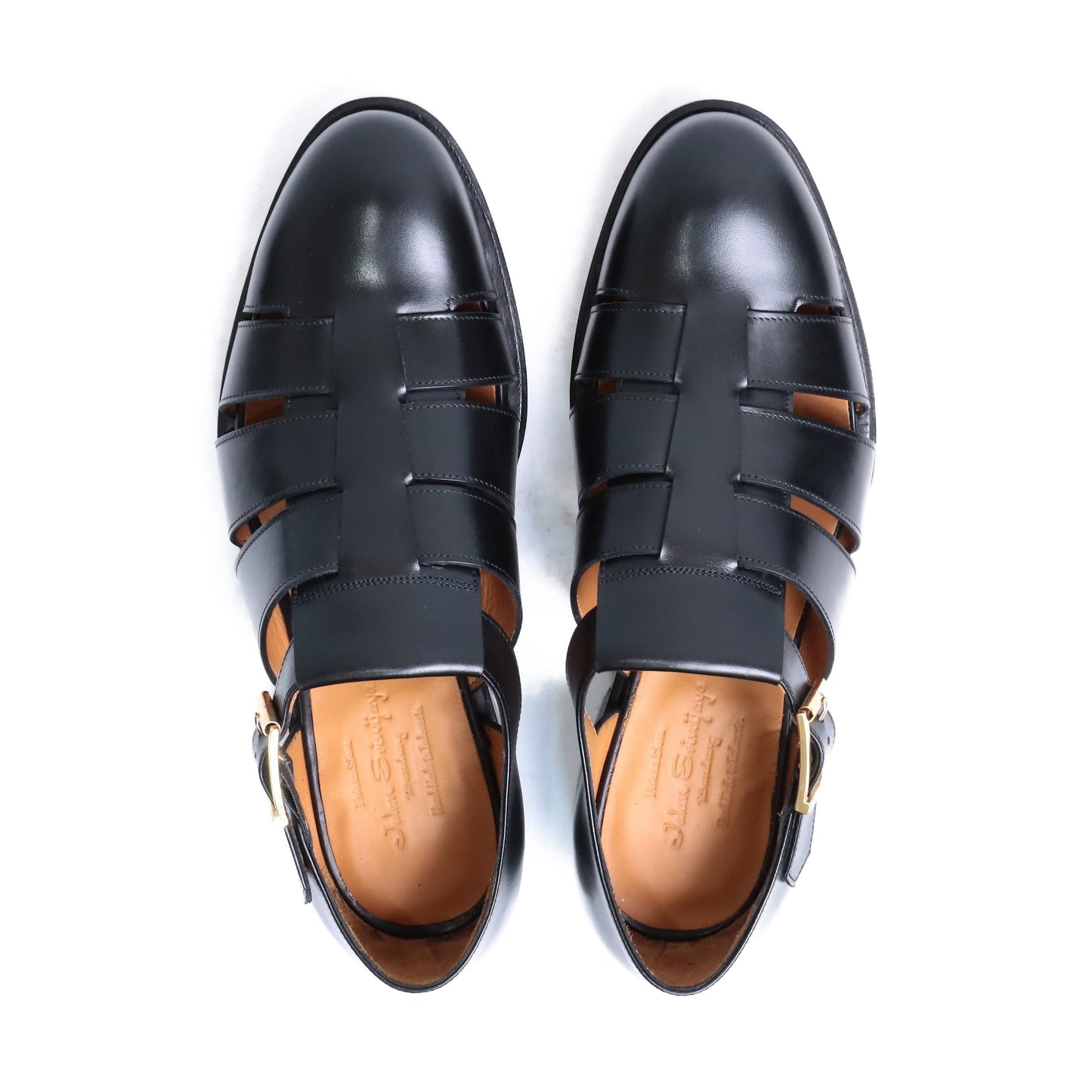 98819 / CALF / BLACK / LEATHER SOLE / UK9.0(27.5cm)