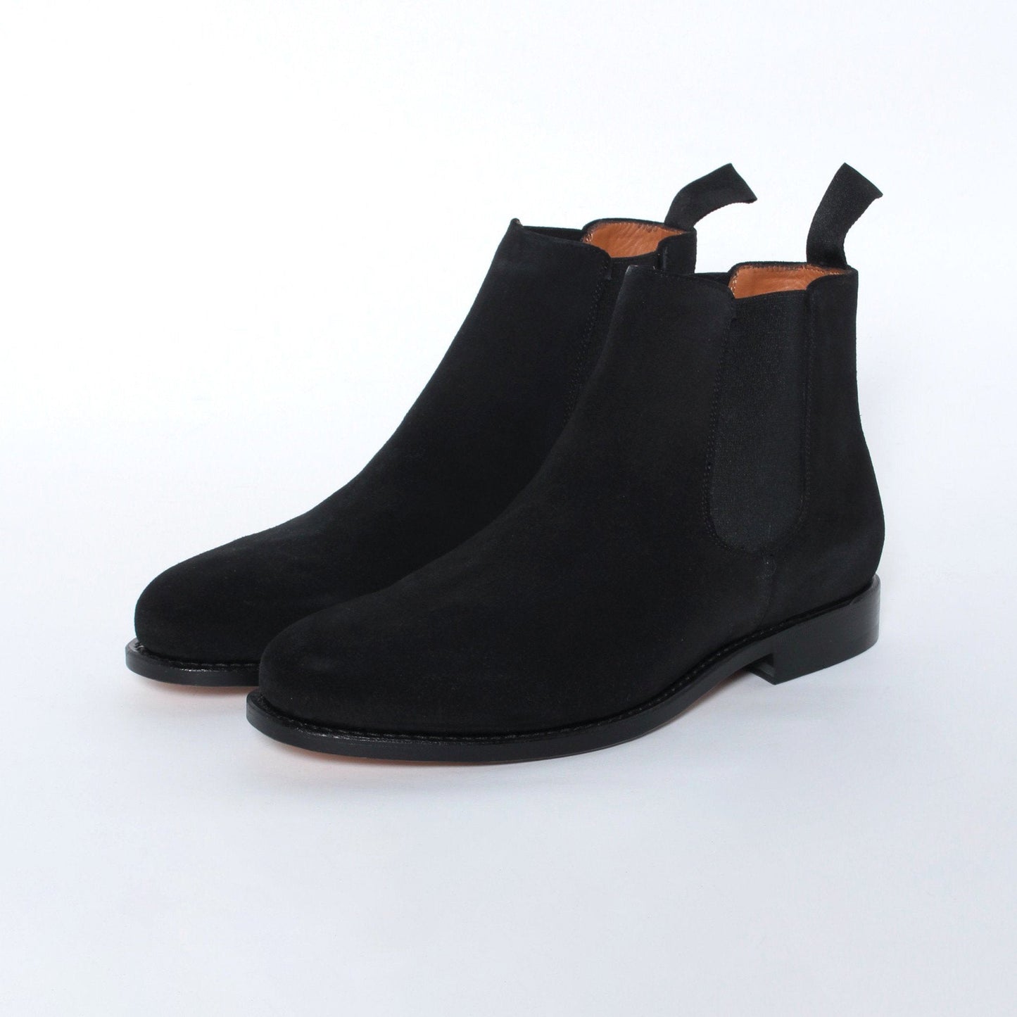 99034 / SUEDE / BLACK / LEATHERSOLE / UK7.5(26.0cm)