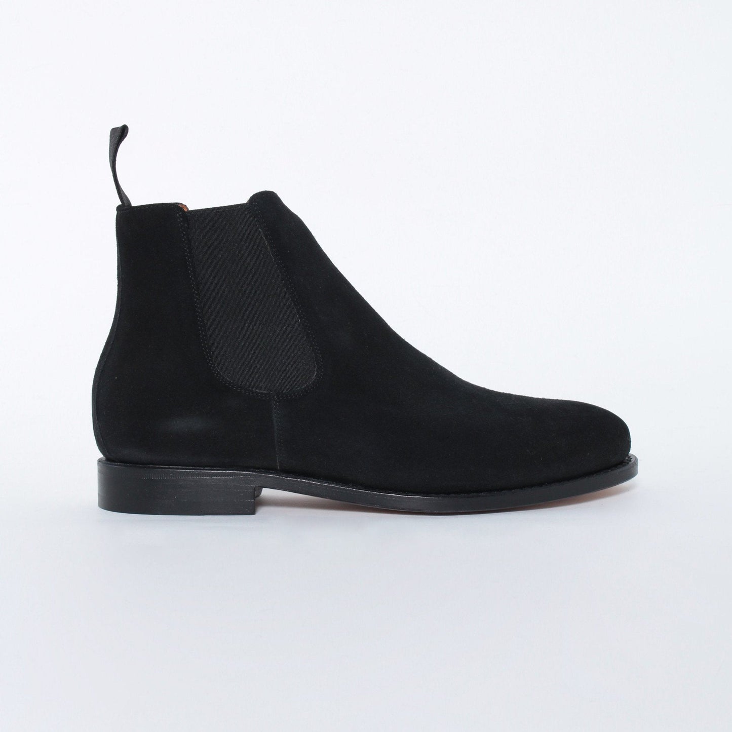 99034 / SUEDE / BLACK / LEATHERSOLE / UK7.5(26.0cm)