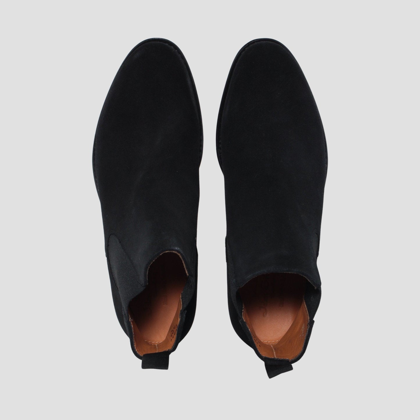 99034 / SUEDE / BLACK / LEATHERSOLE / UK7.5(26.0cm)