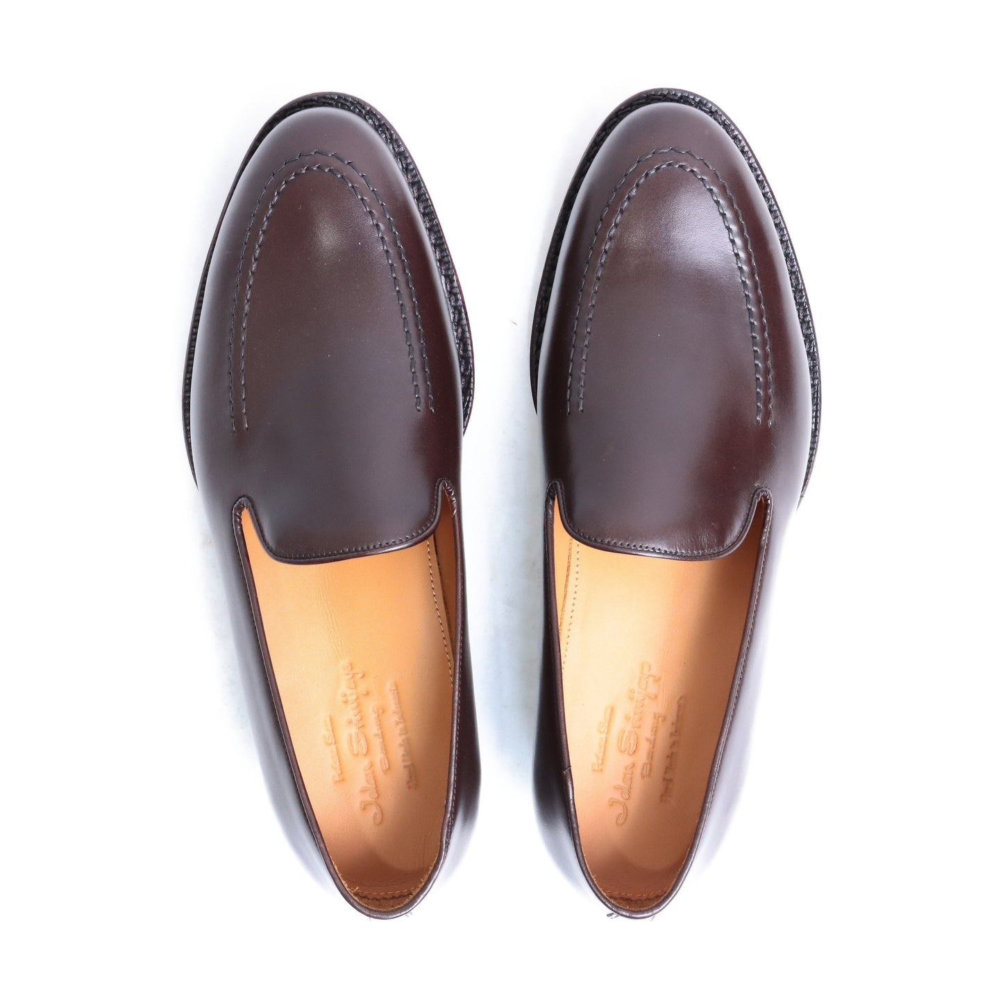 98957 / CALF / DARKBROWN / LEATHER SOLE / UK8.0(26.5cm)