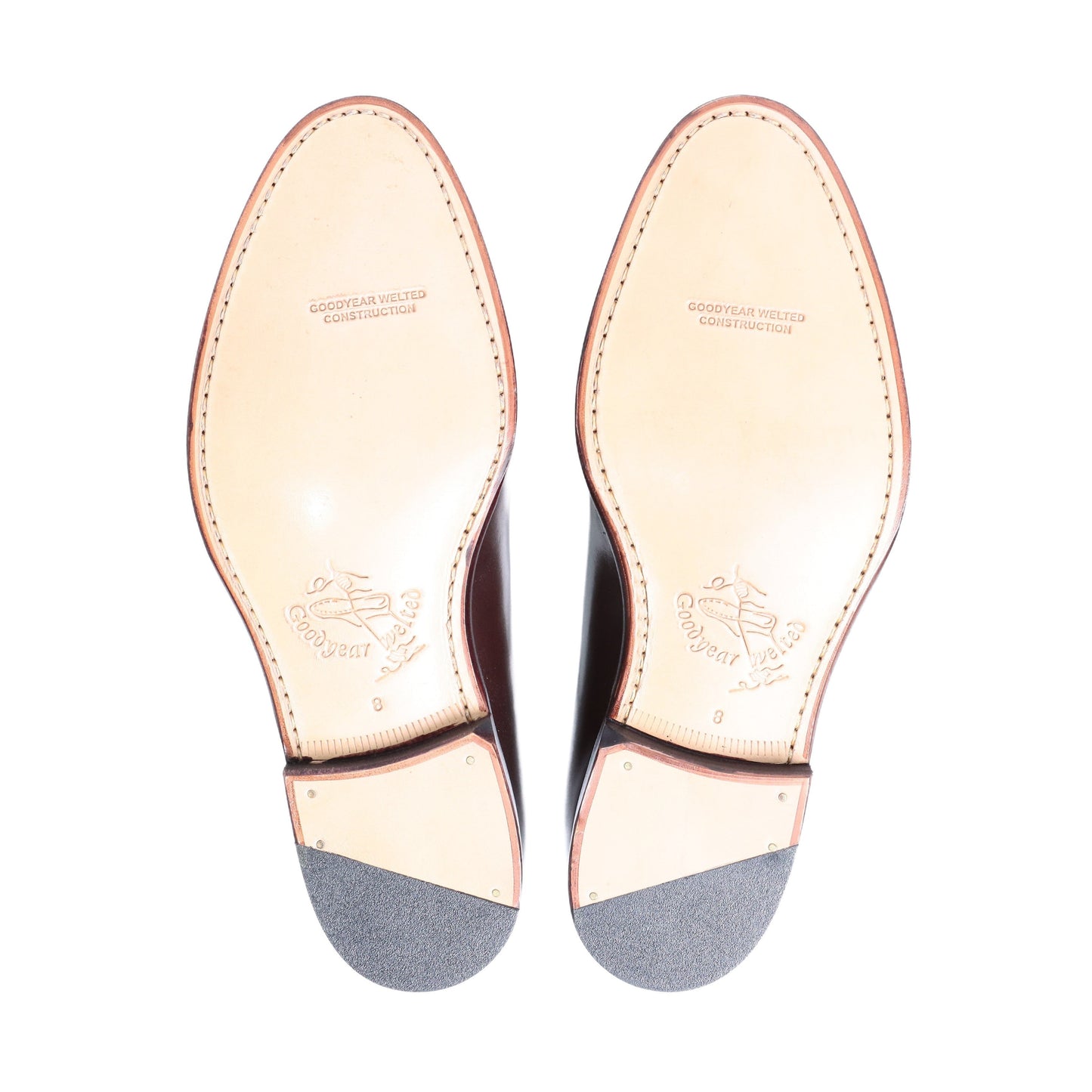 98957 / CALF / DARKBROWN / LEATHER SOLE / UK8.0(26.5cm)