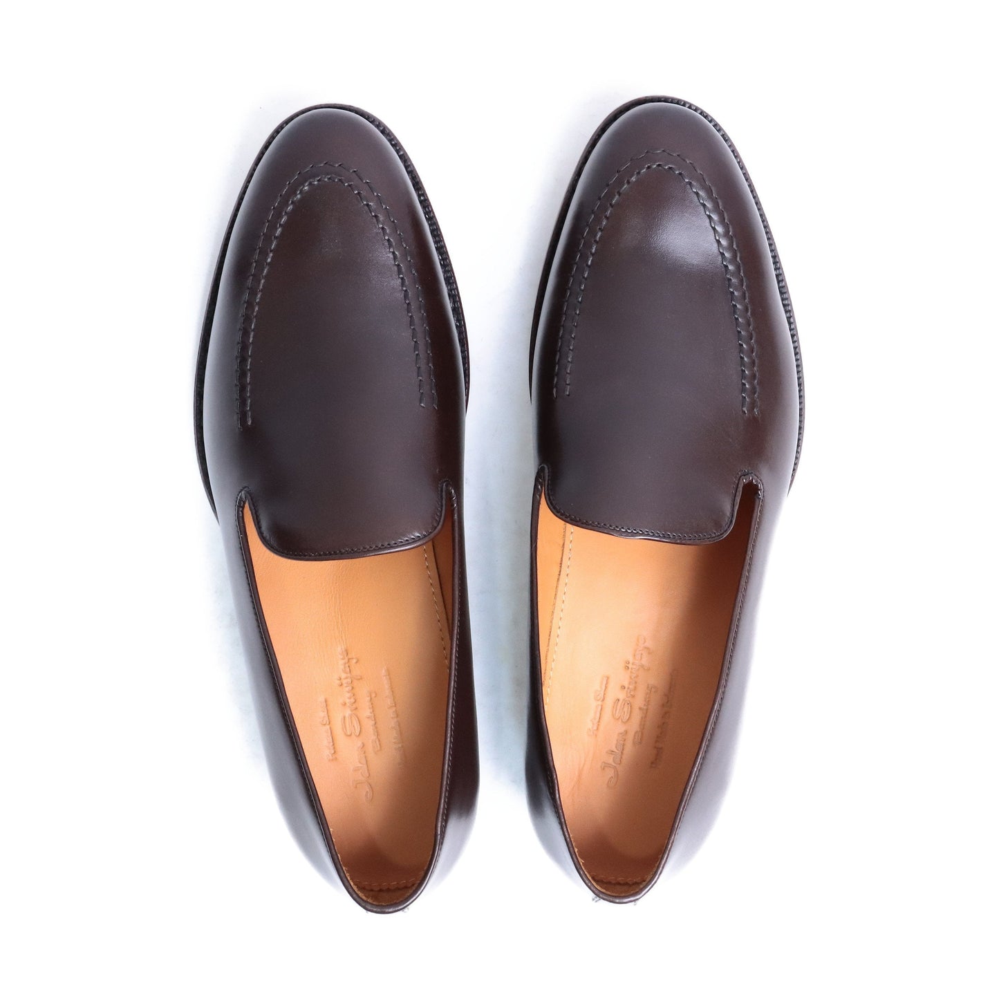 98957 / CALF / DARKBROWN / LEATHER SOLE / UK9.0(27.5cm)
