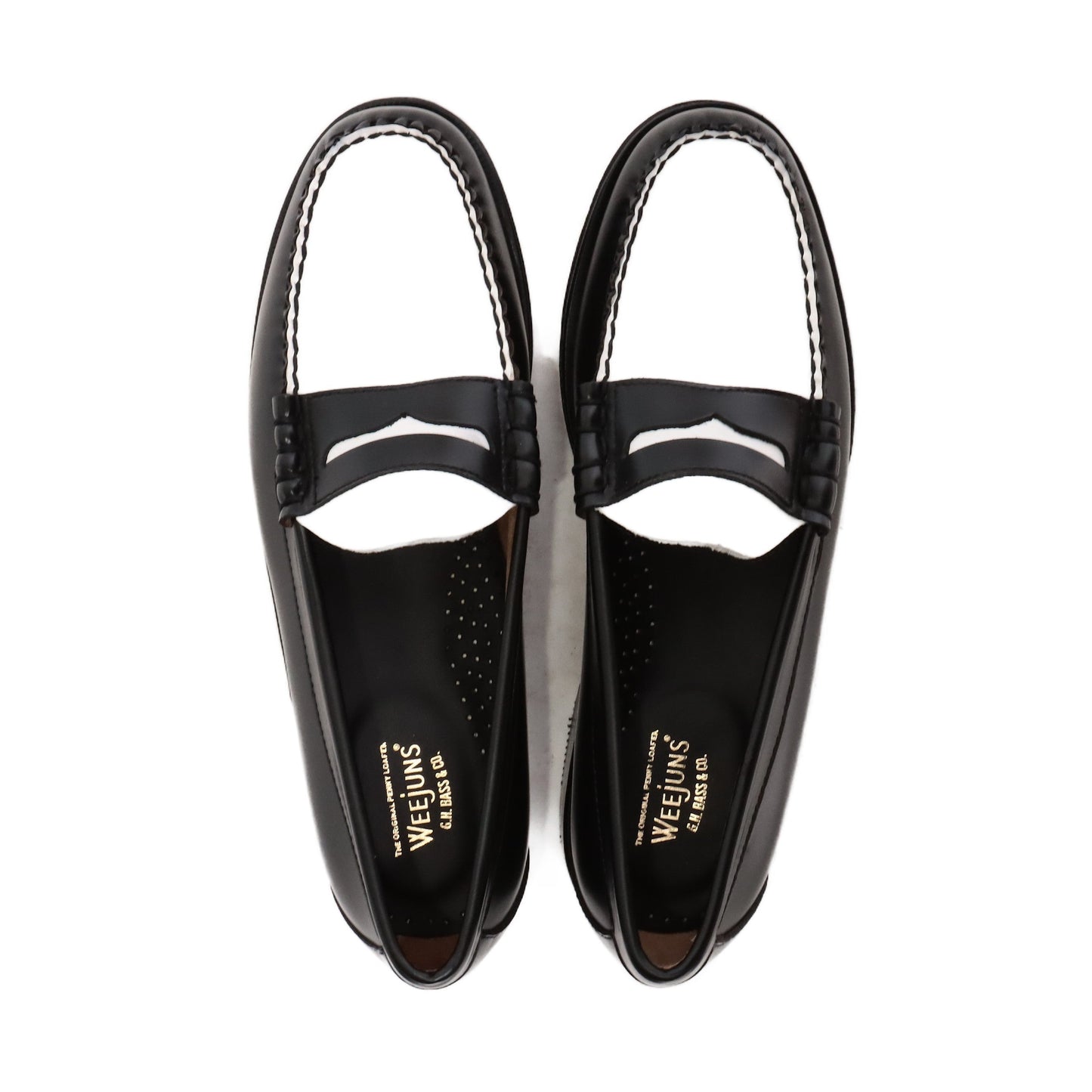 BA11010H / LTHR / BLACK/WHITE / LEATHER SOLE / US9.5(27.5cm)